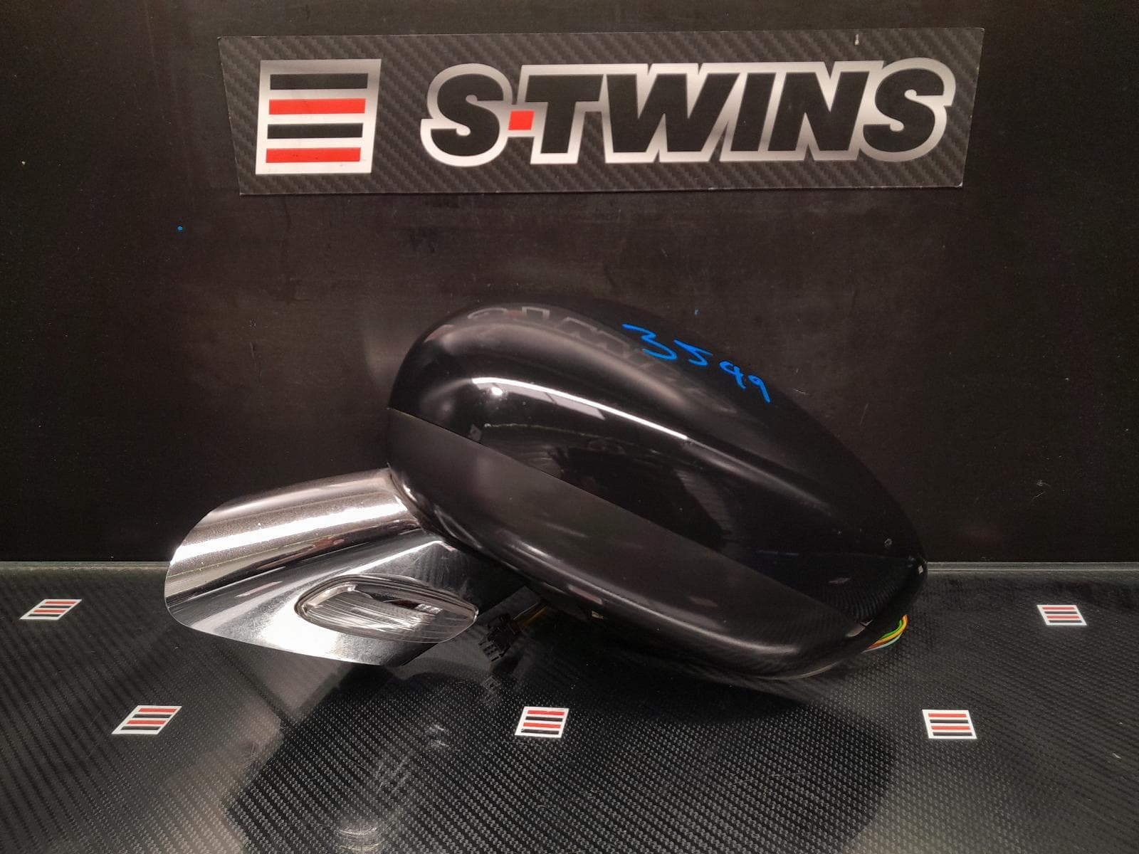 Used auto part listing image: 2014 CITROEN DS3 LEFT DOOR MIRROR POWER, BLACK, 04/10-12/16 0000174340