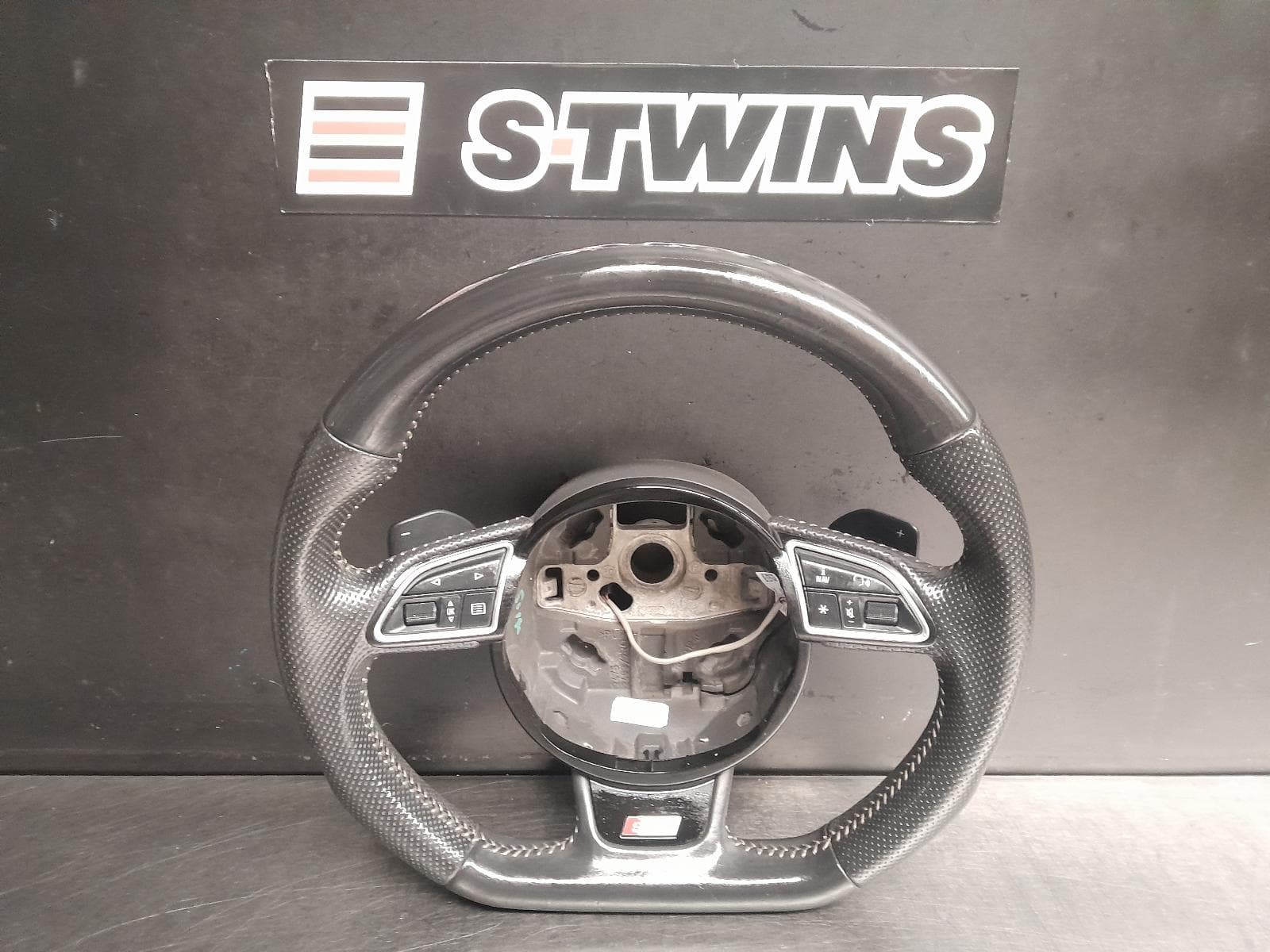 Used auto part listing image: 2014 AUDI A3 STEERING WHEEL LEATHER, 8V, S LINE TYPE, 05/13-10/20 0000277162