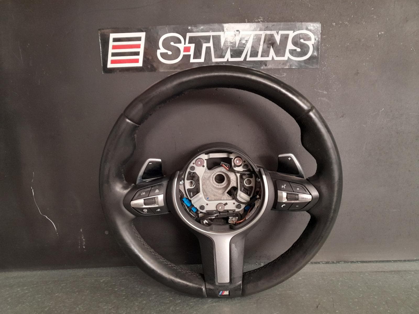 Used auto part listing image: 2016 BMW 3 SERIES STEERING WHEEL LEATHER, F30/F34, SEDAN, M SPORT TYPE, 11/11-02/19 0000317286