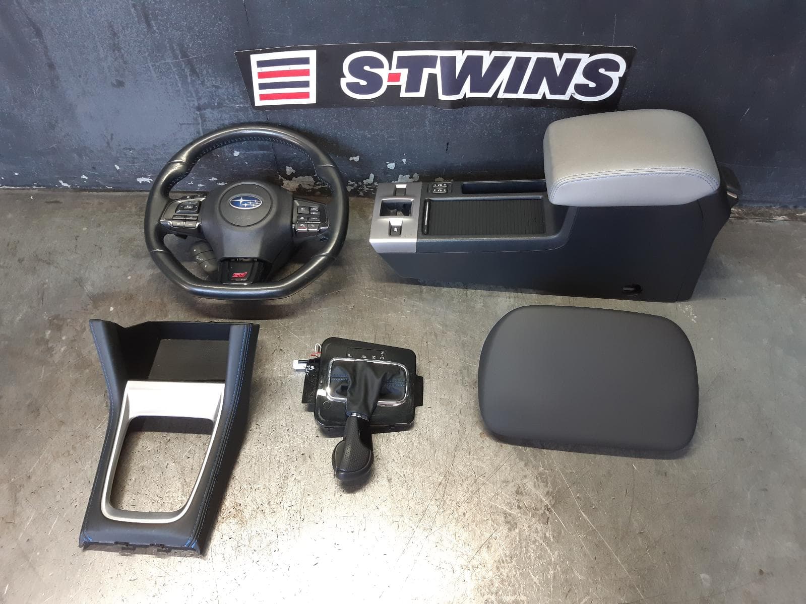 Used auto part listing image: 2016 SUBARU LEVORG STEERING WHEEL V1, LEATHER, STi, W/ Si DRIVE CONTROLS, 05/16-12/20 0000296856