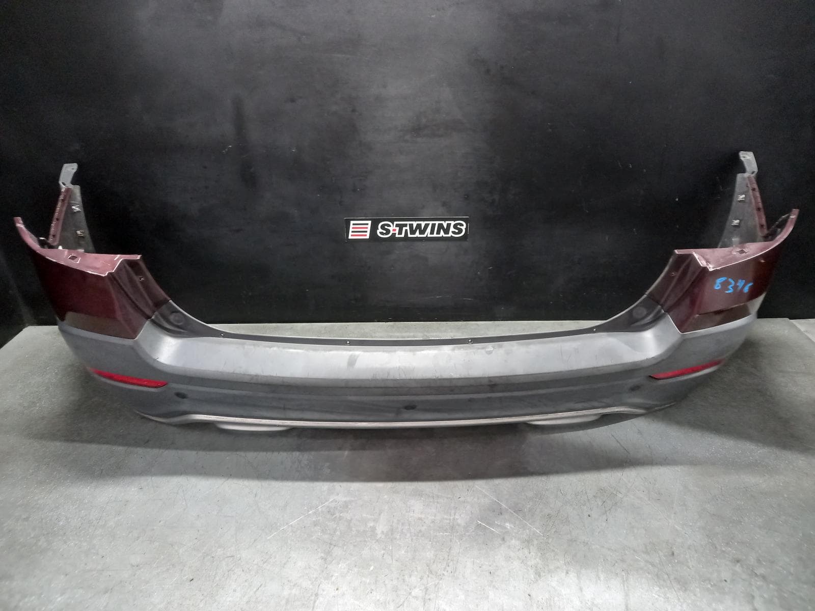 Used auto part listing image: 2014 HOLDEN CAPTIVA REAR BUMPER BUMPER BAR, CG, CAPTIVA 7/LS, BLACK, W/ PARK ASSIST TYPE, 01/14-06/18 0000355687