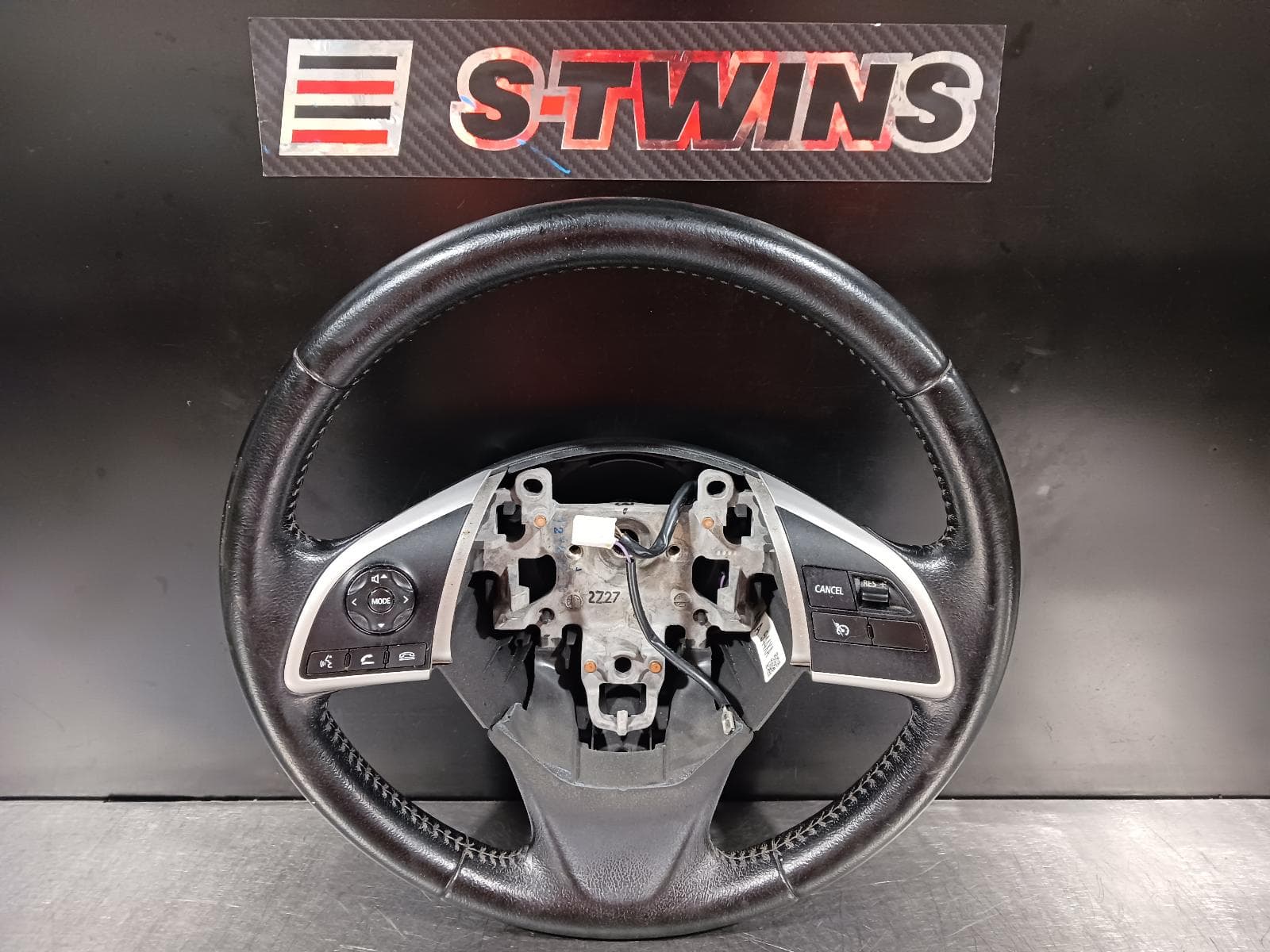 Used auto part listing image: 2013 MITSUBISHI ASX STEERING WHEEL XB-XD, SILVER TRIM, 07/12- 0000202230