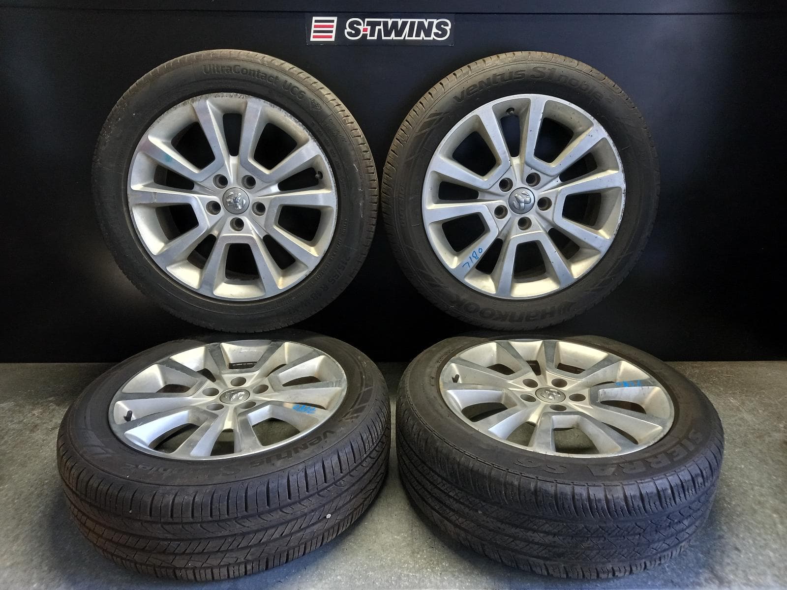 Used auto part listing image: 2011 DODGE CALIBER WHEEL MAG FACTORY, 18X7IN, SXT, PM, 04/09-12/12 0000285861