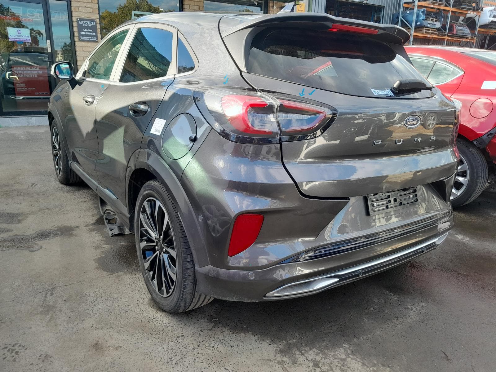 Featured wrecking vehicle: 2021 FORD PUMA (stock 6116)