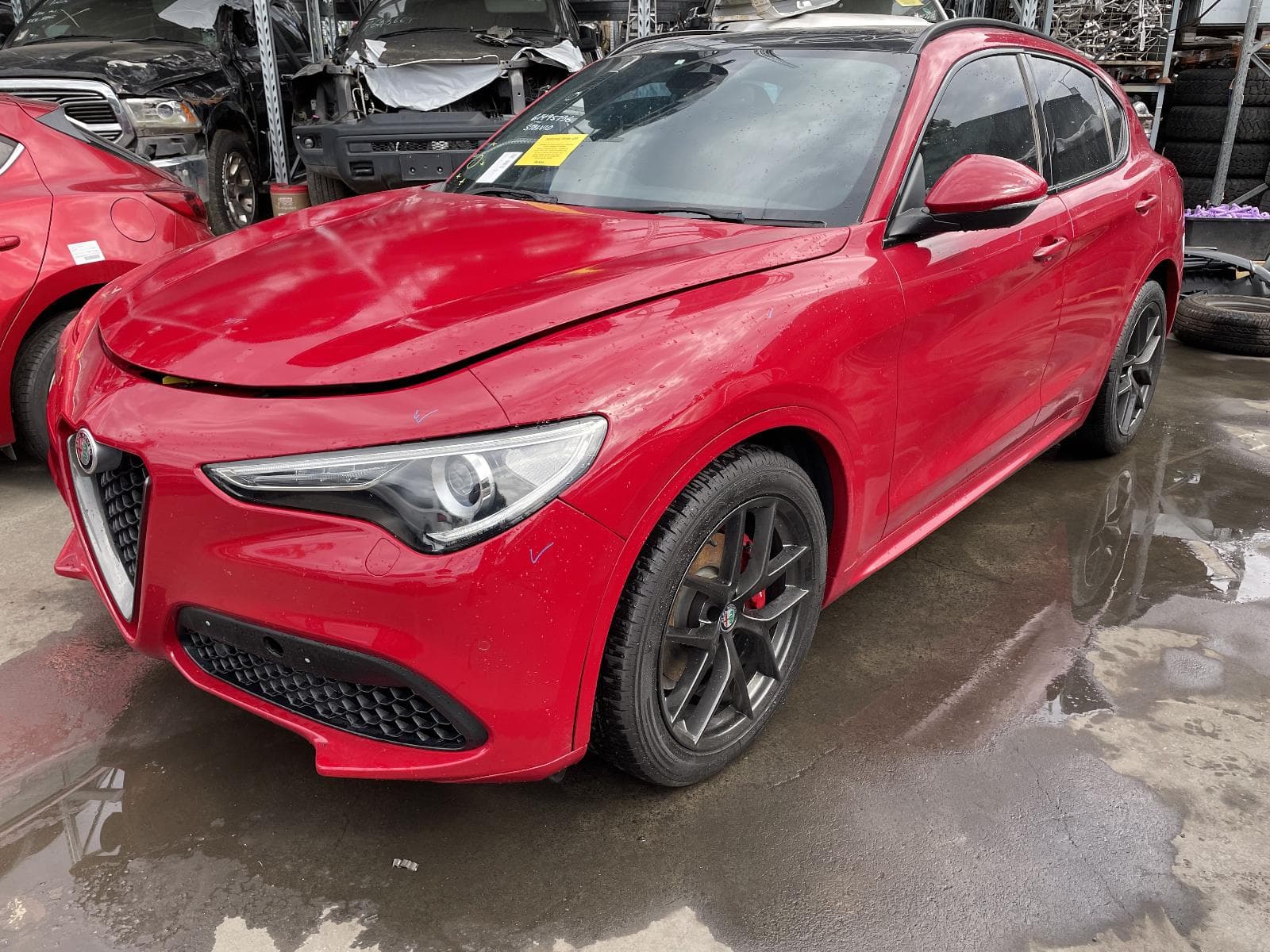Featured wrecking vehicle: 2018 ALFA ROMEO STELVIO (stock 7136)