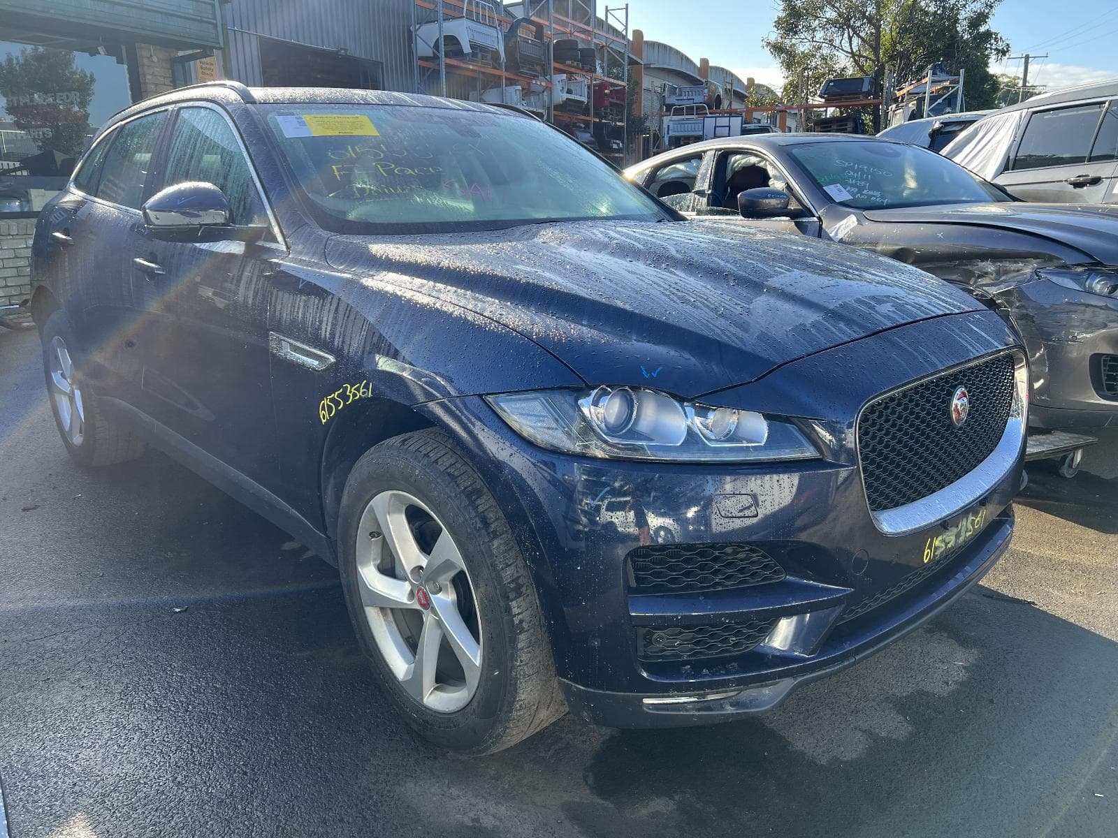 Featured wrecking vehicle: 2017 JAGUAR F PACE (stock 7368)