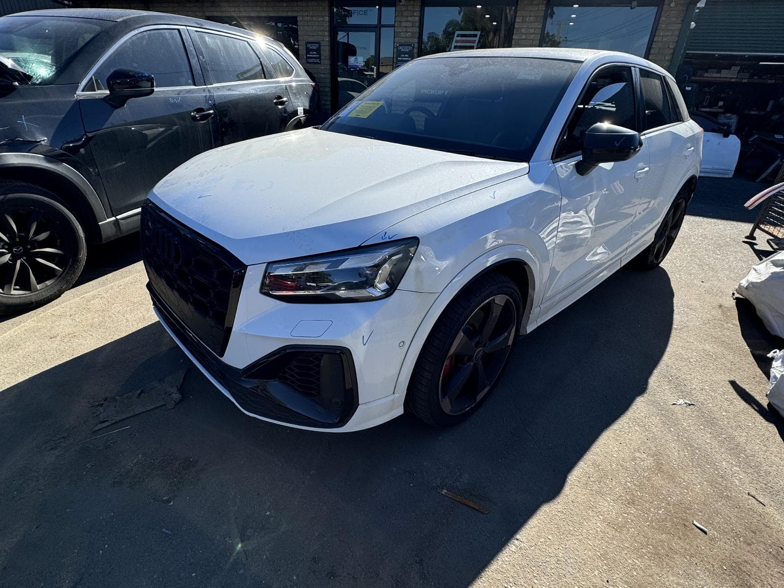 Featured wrecking vehicle: 2023 AUDI Q2 (stock 7632)