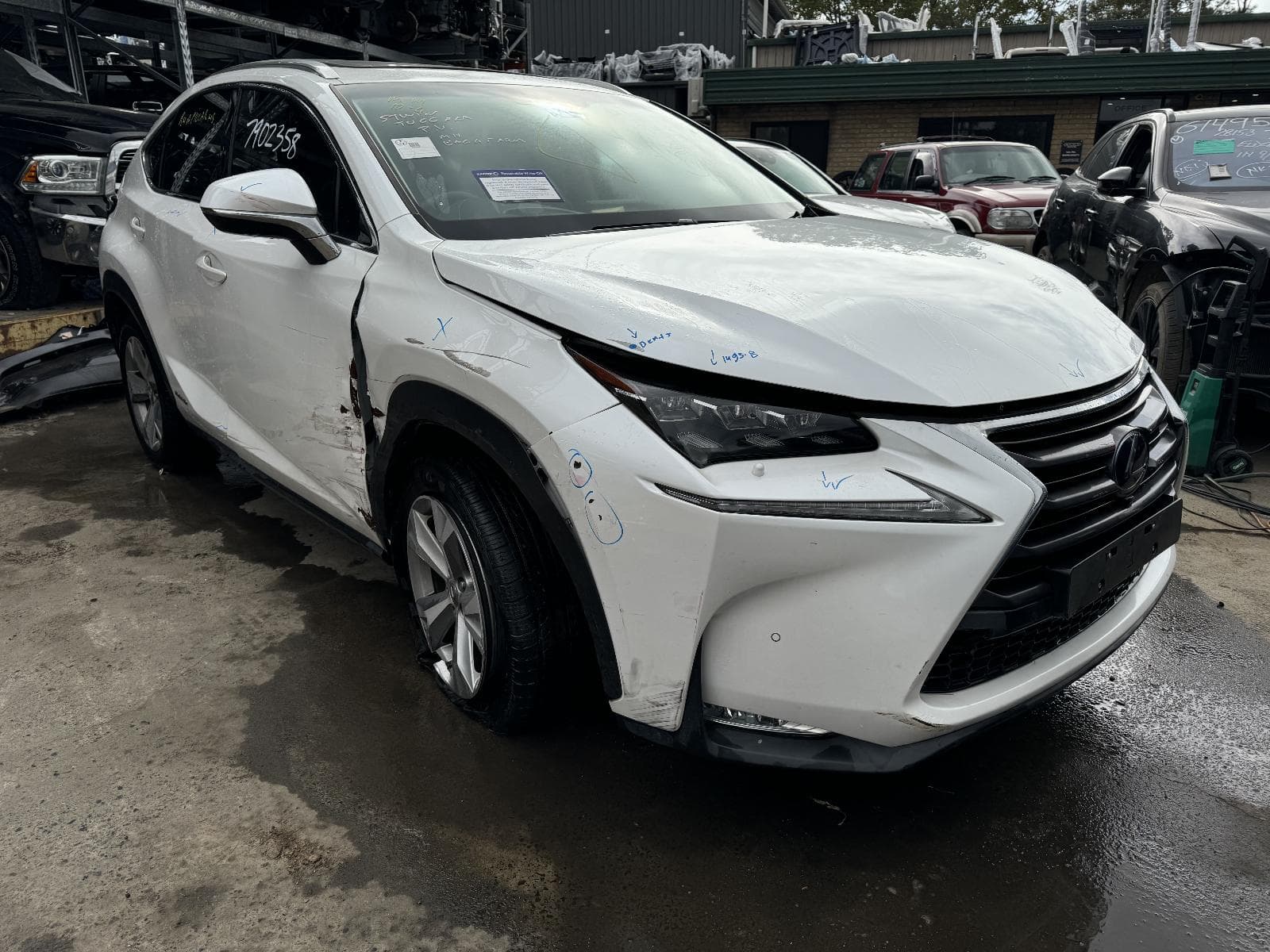 Featured wrecking vehicle: 2015 LEXUS NX (stock 7547)