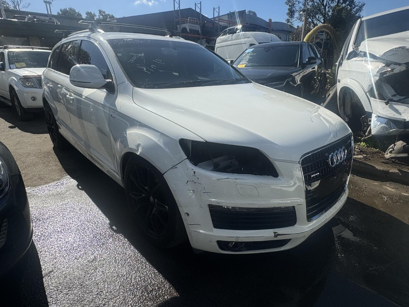 Featured wrecking vehicle: 2008 AUDI Q7 (stock 7724)