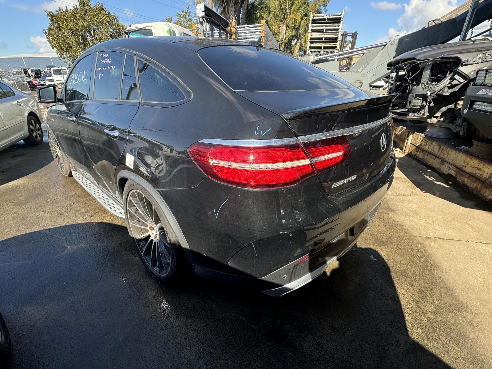 Featured wrecking vehicle: 2017 MERCEDES GLE CLASS (stock 7732)