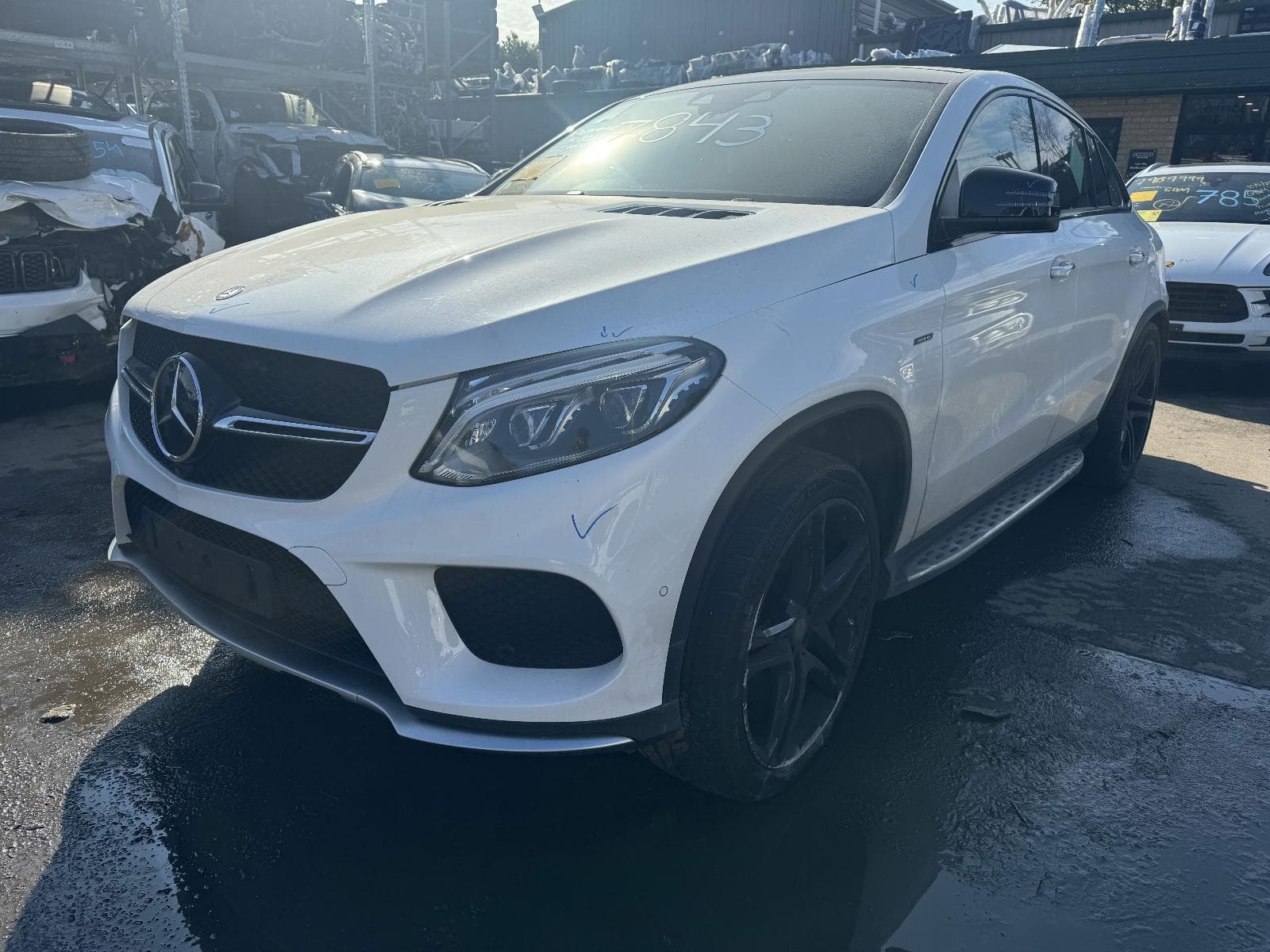 Featured wrecking vehicle: 2016 MERCEDES GLE CLASS (stock 7843)