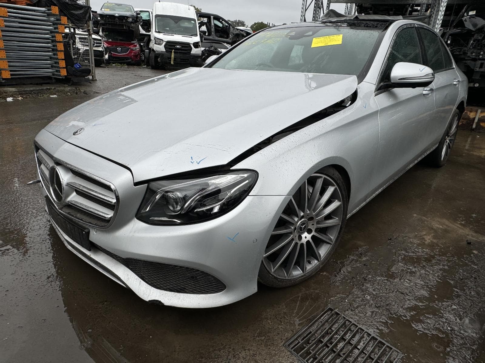 Featured wrecking vehicle: 2018 MERCEDES E CLASS (stock 7819)