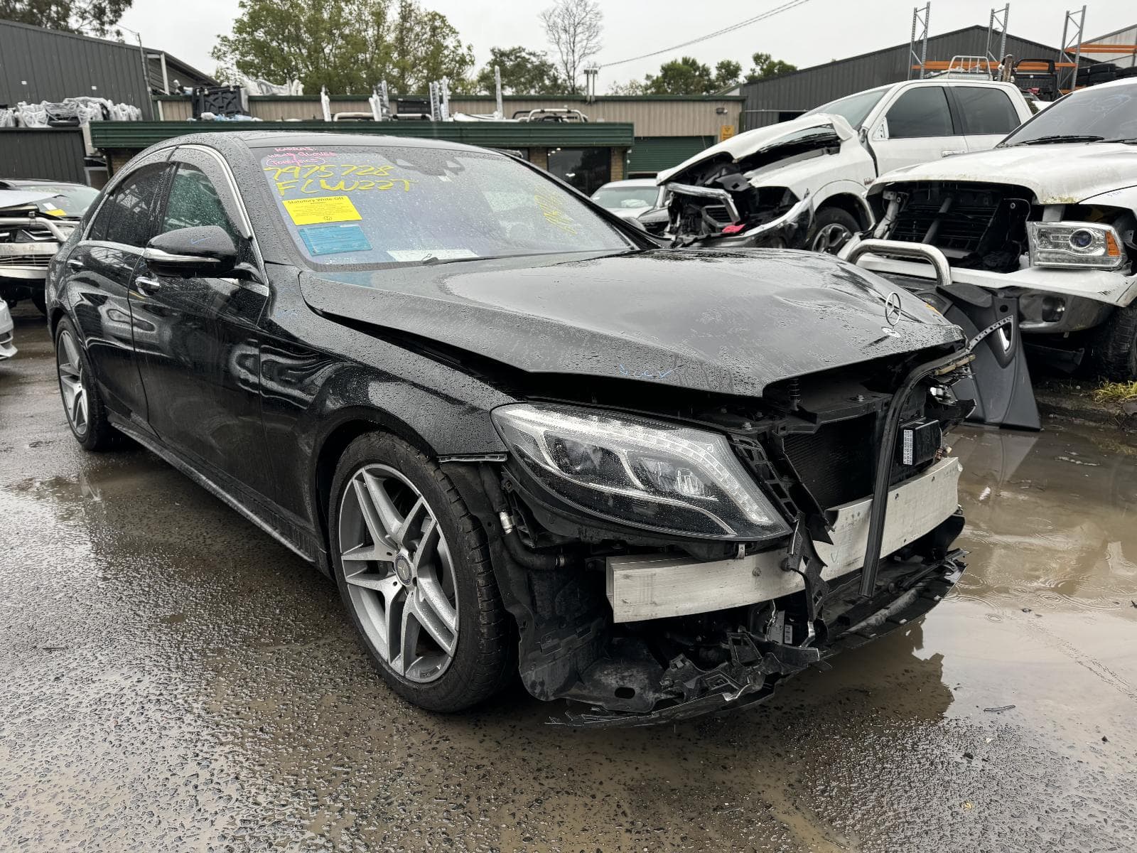 Featured wrecking vehicle: 2014 MERCEDES S CLASS (stock 7828)
