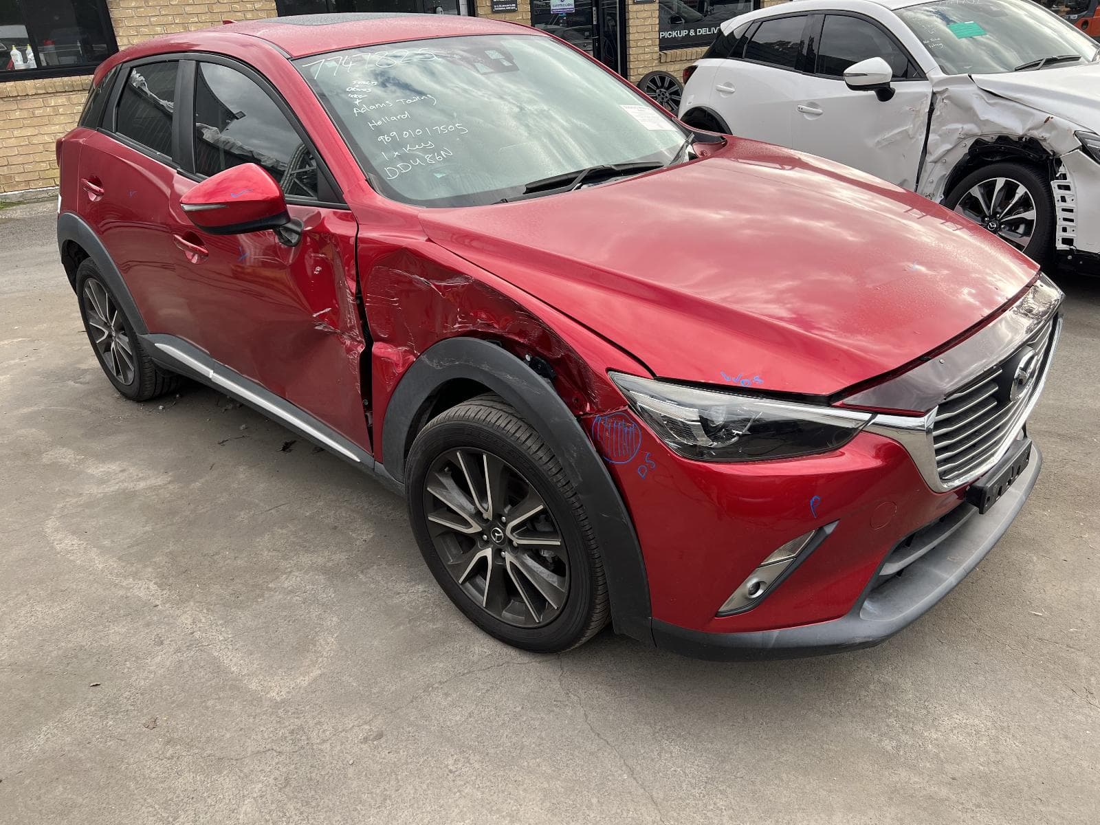 Featured wrecking vehicle: 2016 MAZDA CX3 (stock 7028)