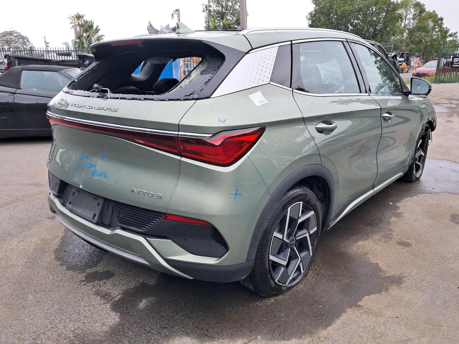 Featured wrecking vehicle: 2023 BYD ATTO 3 (stock 8527)