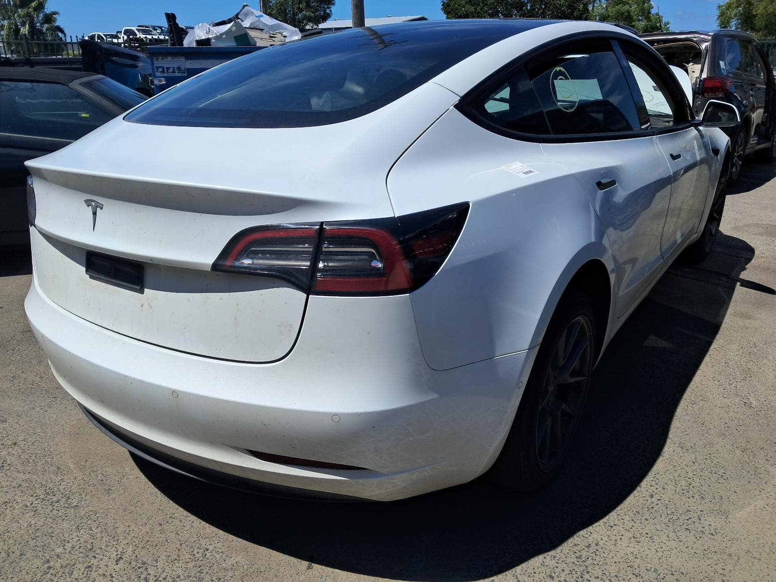 Featured wrecking vehicle: 2022 TESLA MODEL 3 (stock 8405)
