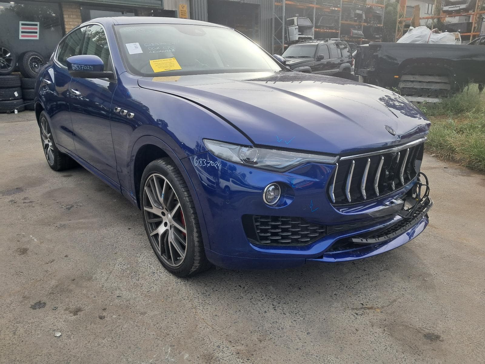 Featured wrecking vehicle: 2017 MASERATI LEVANTE (stock 8745)