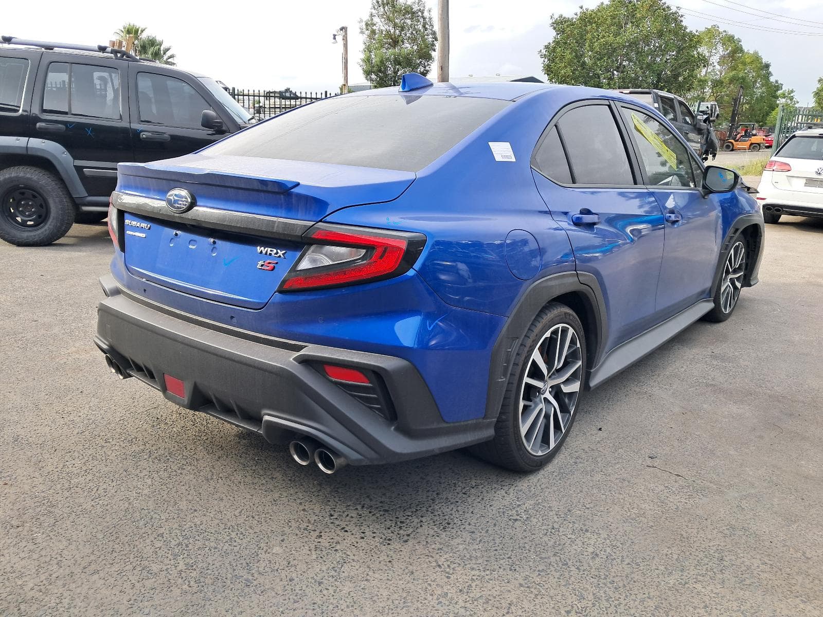 Featured wrecking vehicle: 2022 SUBARU WRX (stock 8768)