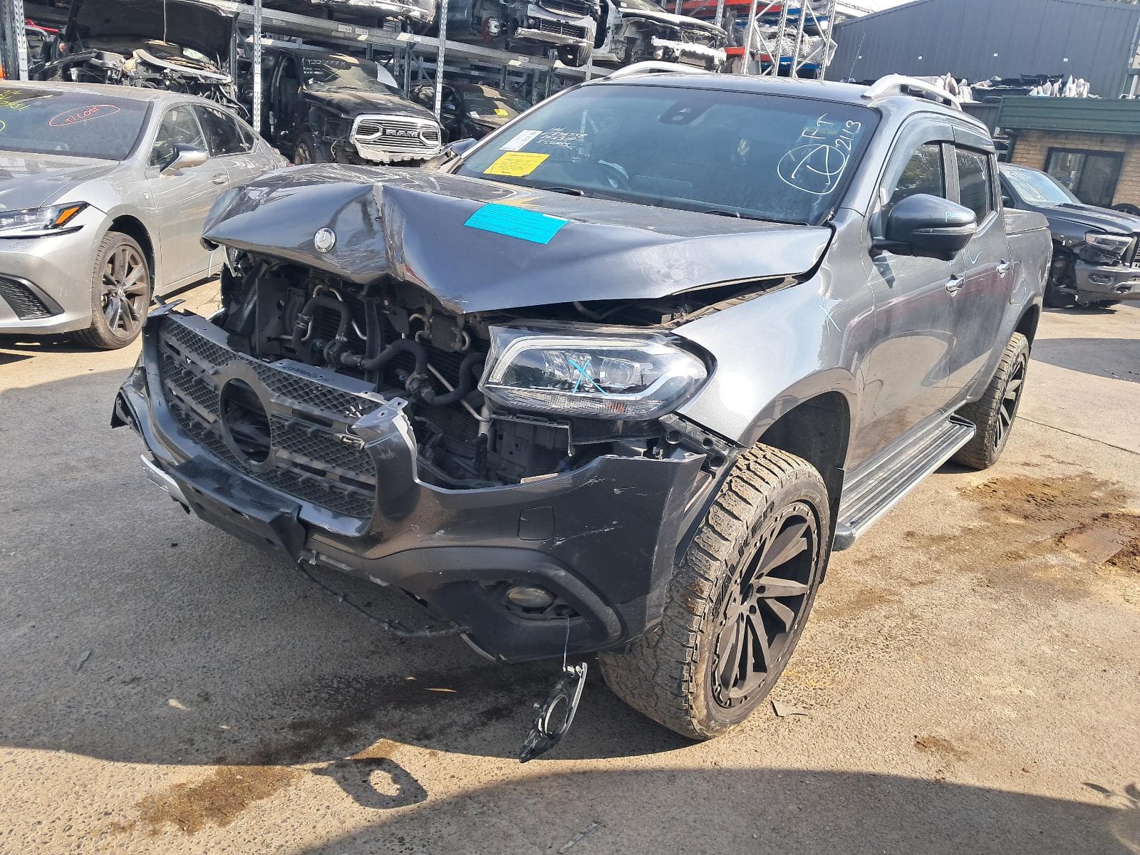 Featured wrecking vehicle: 2018 MERCEDES X CLASS (stock 8821)