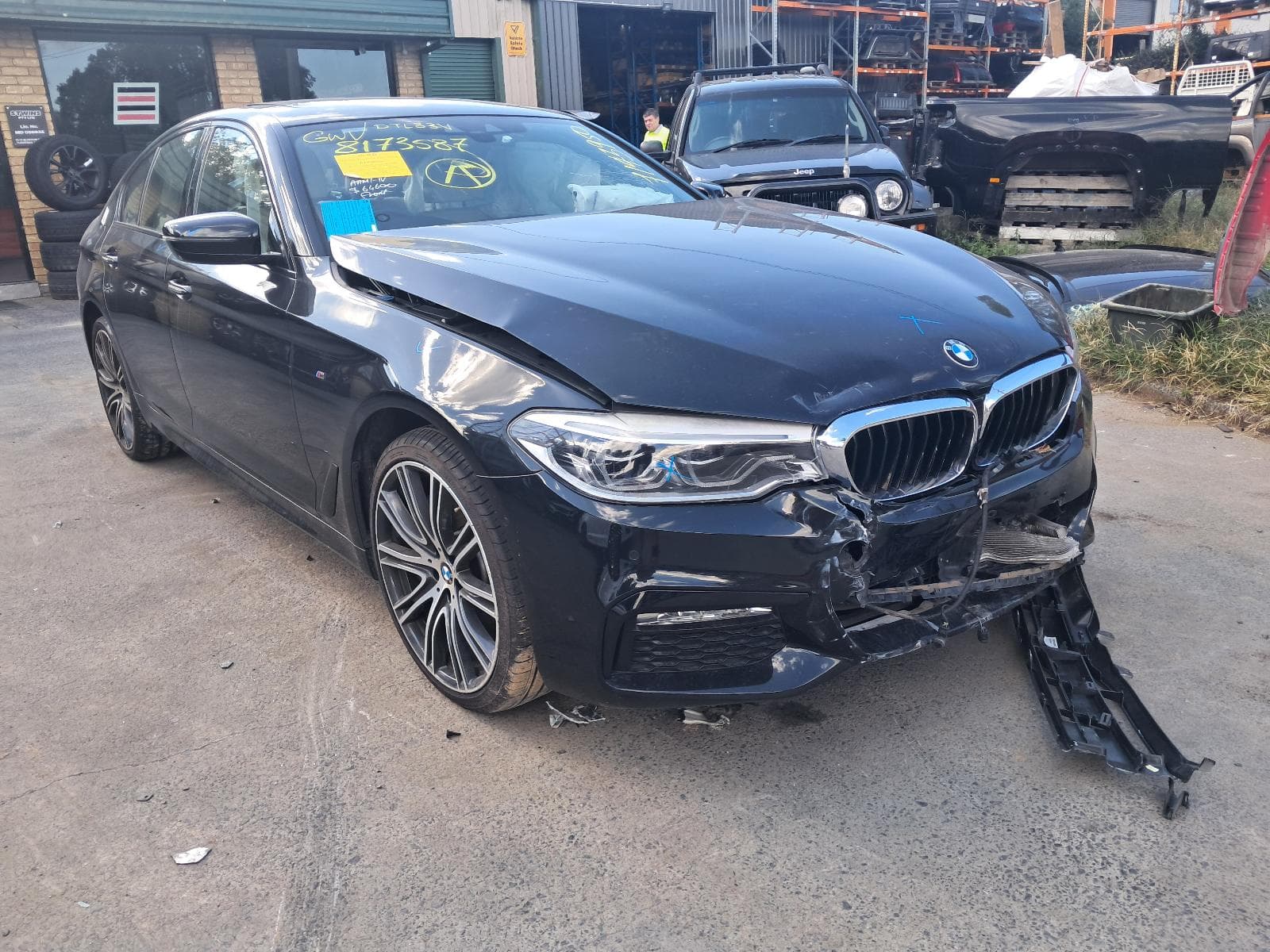 Featured wrecking vehicle: 2017 BMW 5 SERIES (stock 8794)
