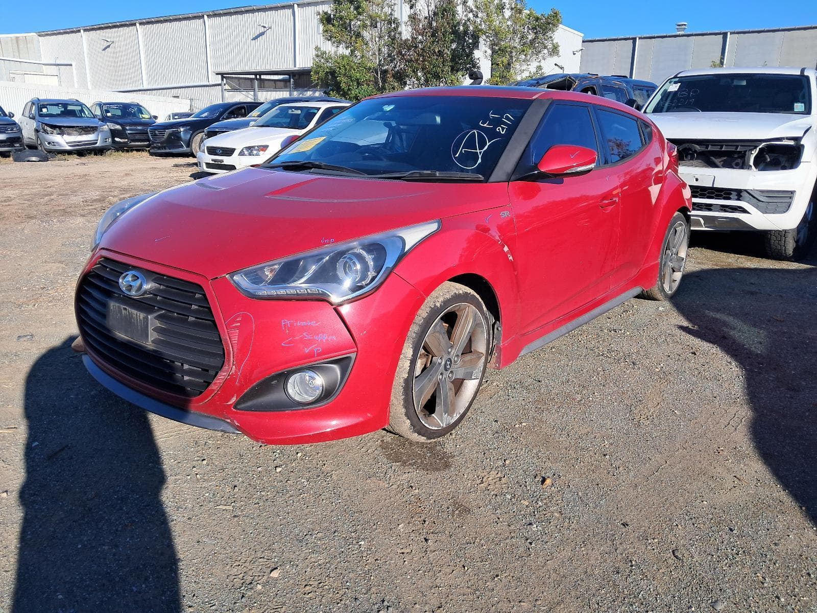 Featured wrecking vehicle: 2015 HYUNDAI VELOSTER (stock SPN089)