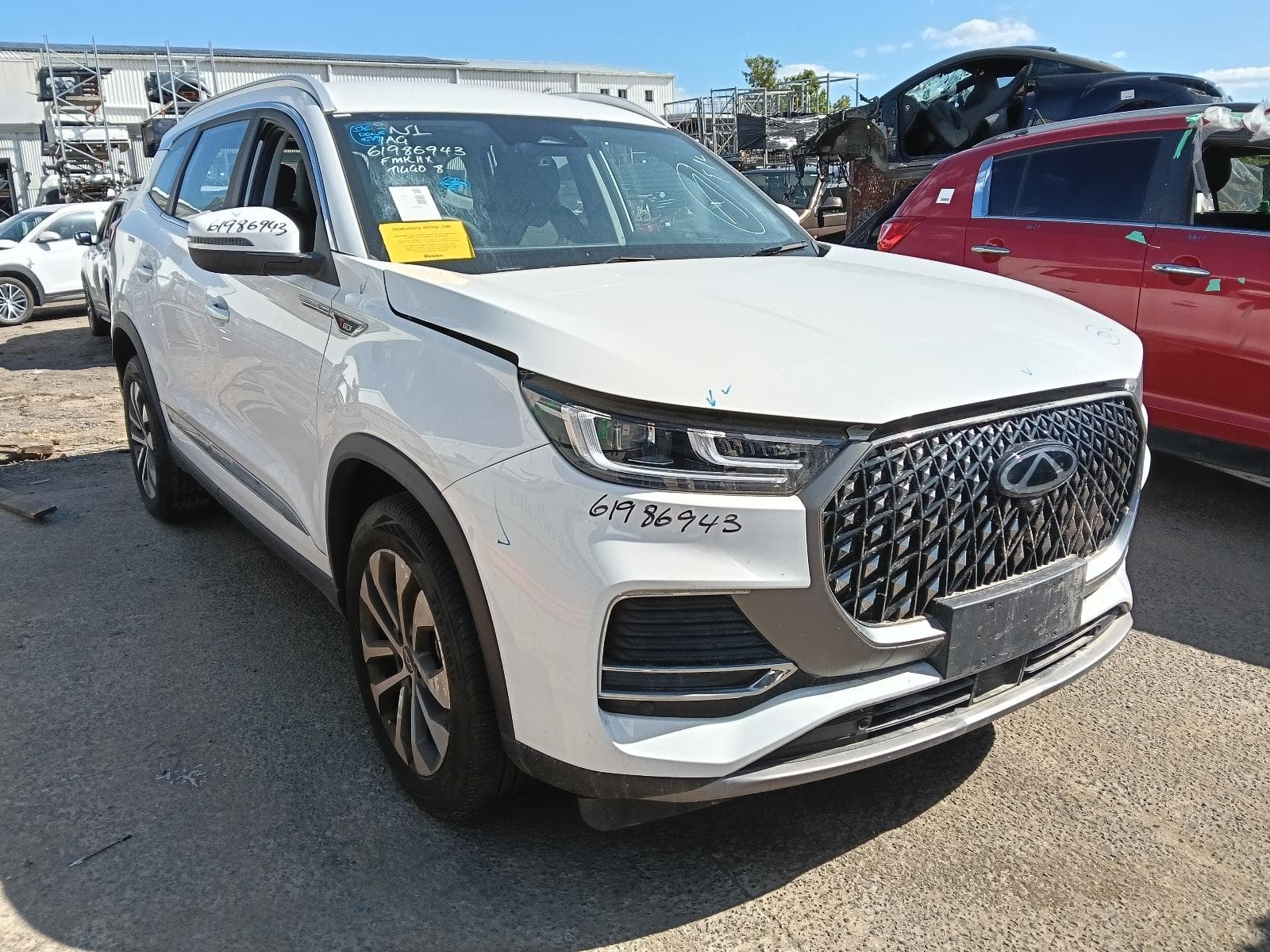 Featured wrecking vehicle: 2024 CHERY TIGGO 8 (stock SPN167)
