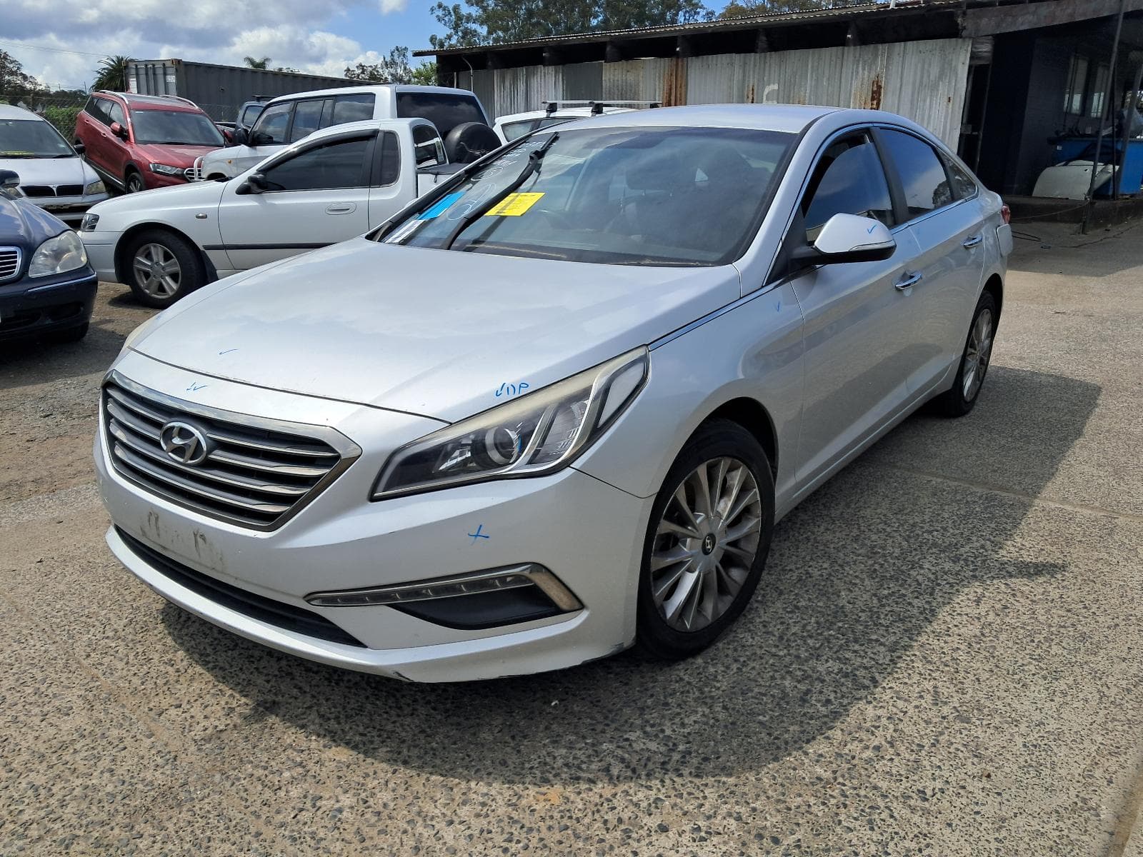 Featured wrecking vehicle: 2015 HYUNDAI SONATA (stock SPN219)