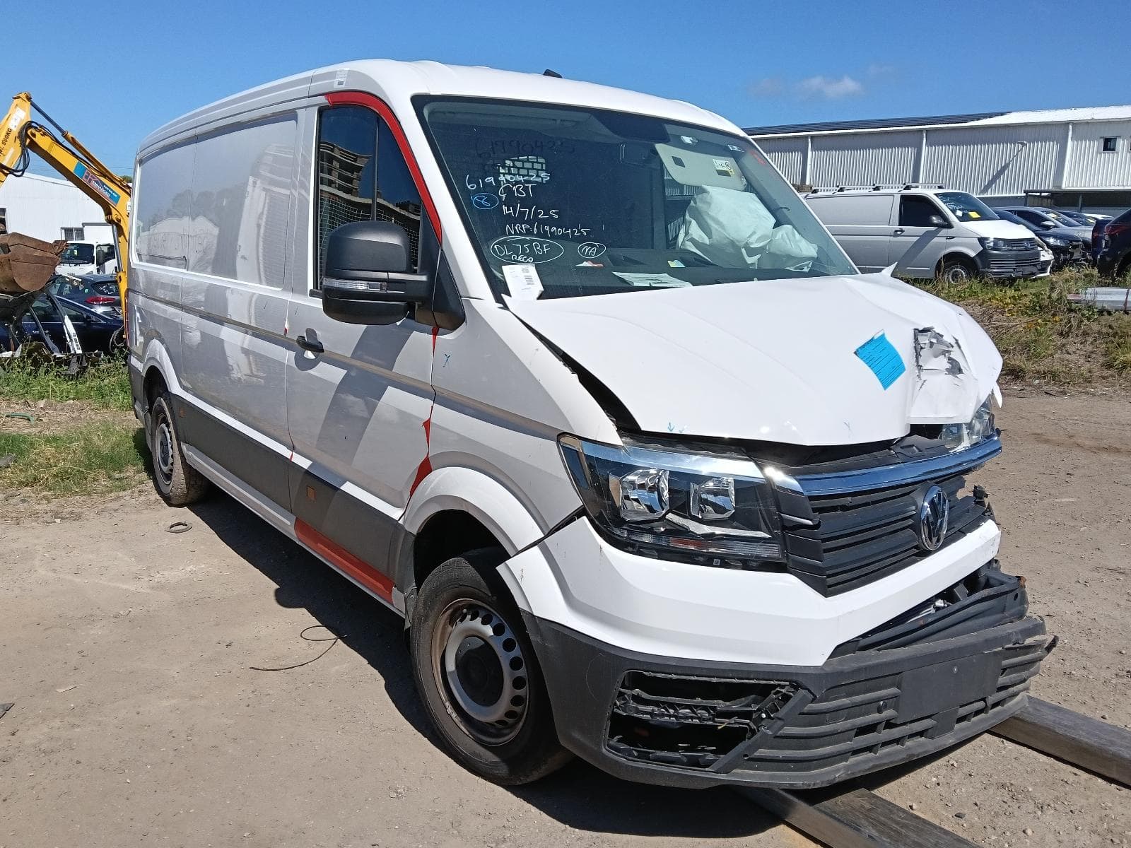 Featured wrecking vehicle: 2020 VOLKSWAGEN CRAFTER (stock SPN136)