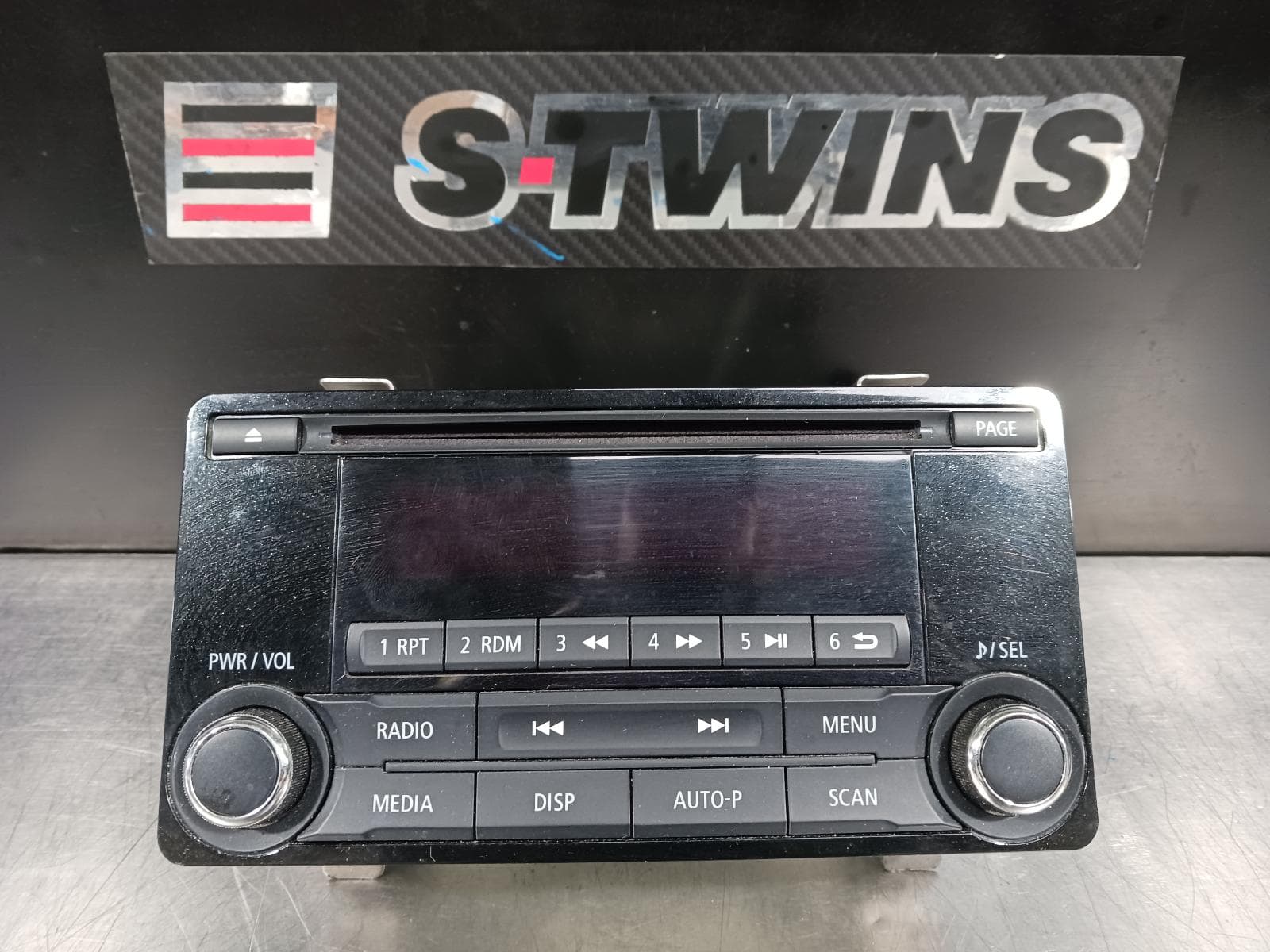 Used auto part listing image: 2014 MITSUBISHI TRITON HEAD UNIT, DOUBLE DIN, NON BLUETOOTH TYPE, MN, 08/09-04/15 0000200236