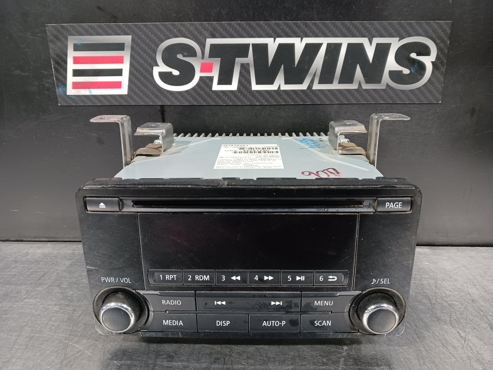 Used auto part listing image: 2014 MITSUBISHI TRITON HEAD UNIT, DOUBLE DIN, NON BLUETOOTH TYPE, MN, 08/09-04/15 0000210784