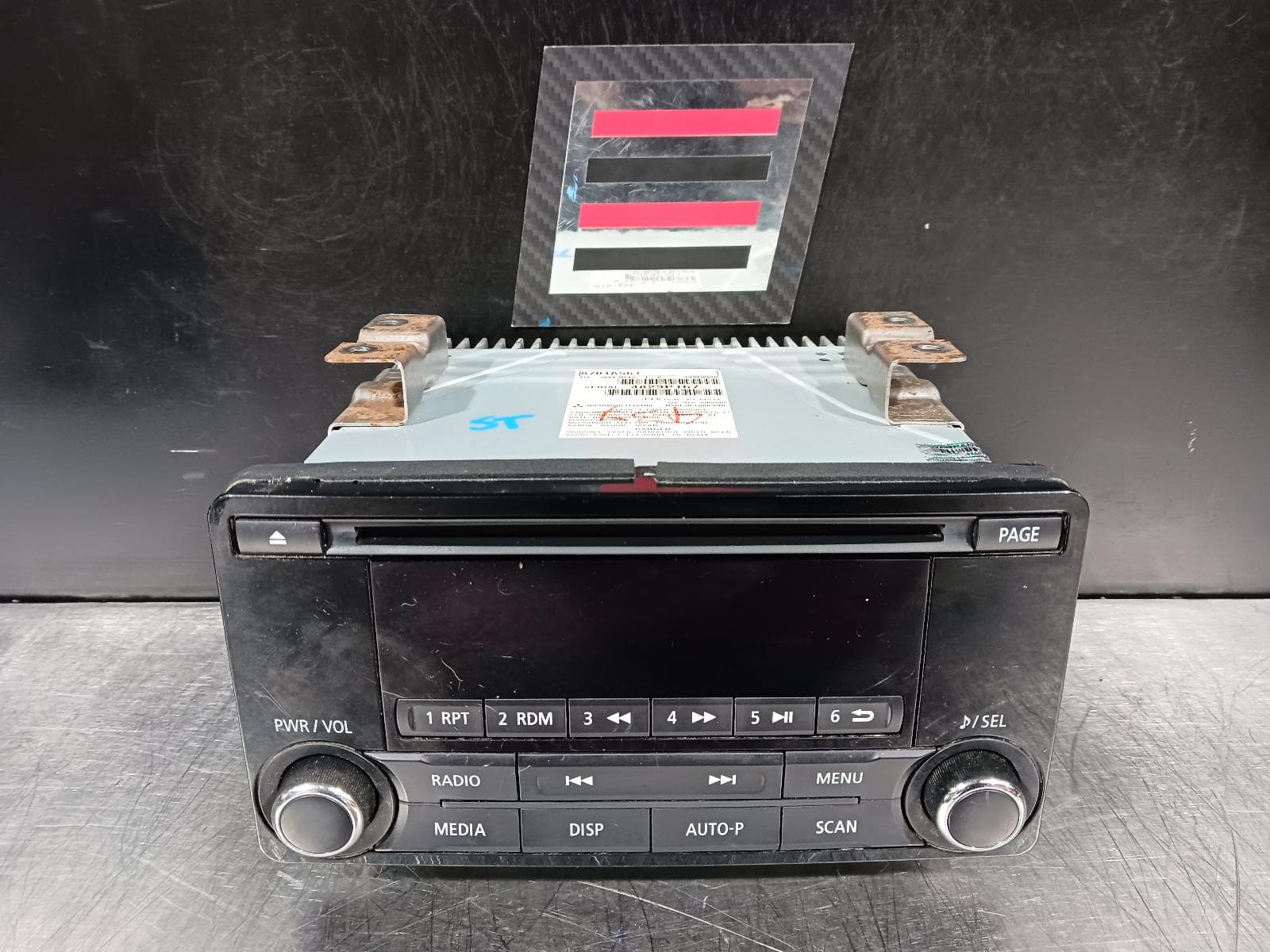 Used auto part listing image: 2014 MITSUBISHI TRITON HEAD UNIT, DOUBLE DIN, NON BLUETOOTH TYPE, MN, 08/09-04/15 0000214044