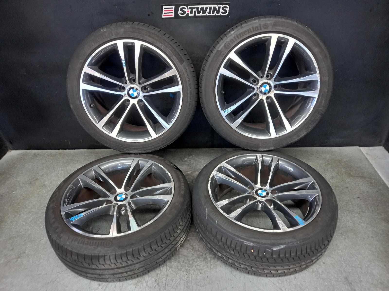 Used auto part listing image: 2016 BMW 3 SERIES WHEEL MAG FACTORY, 19X9IN, STYLE 466, F30/F34, SEDAN/HATCH, 11/11- 0000365777