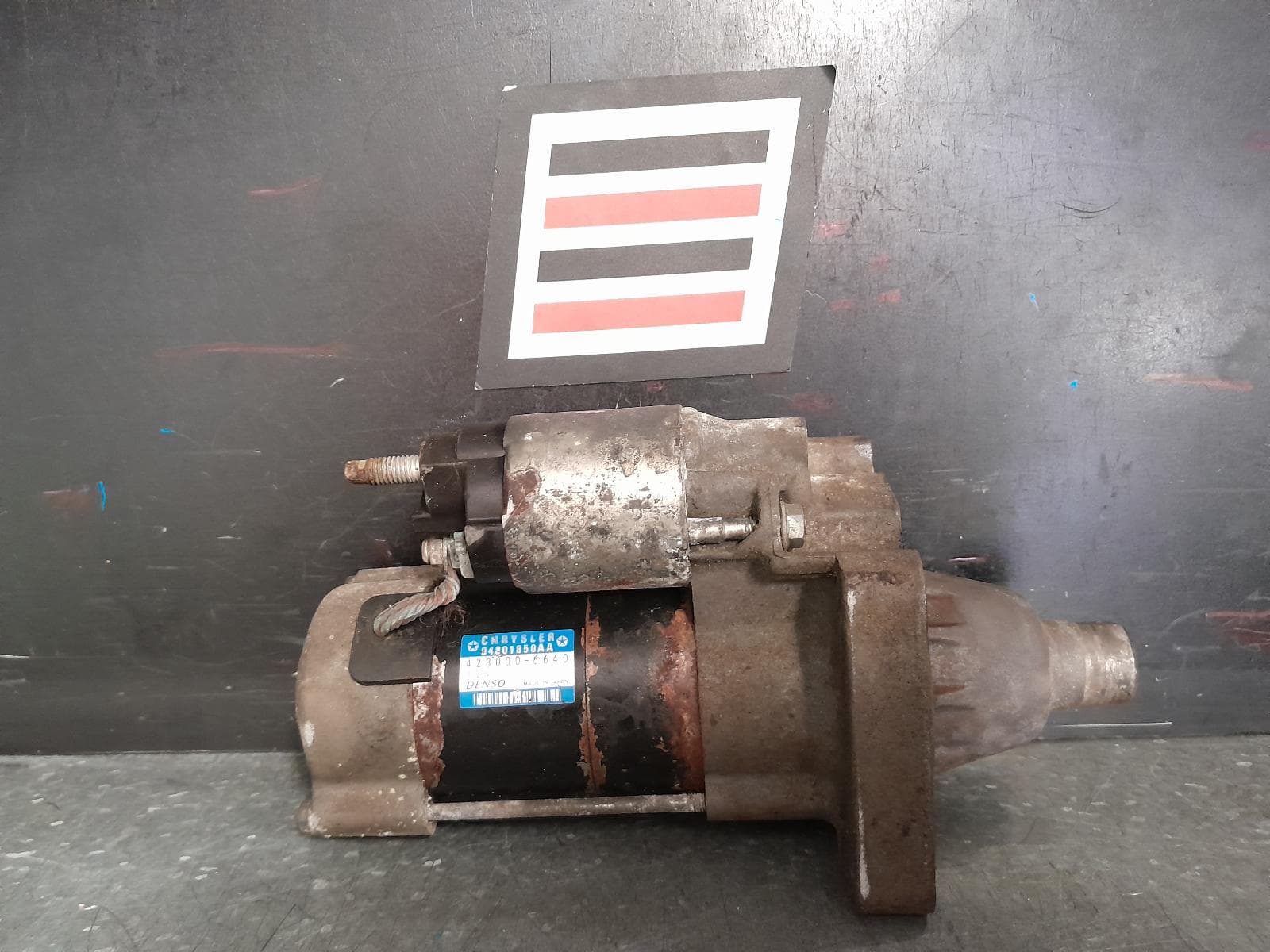 Used auto part listing image: 2010 JEEP WRANGLER STARTER PETROL, 3.8, AUTO T/M, JK, 12/06-12/11 0000366891