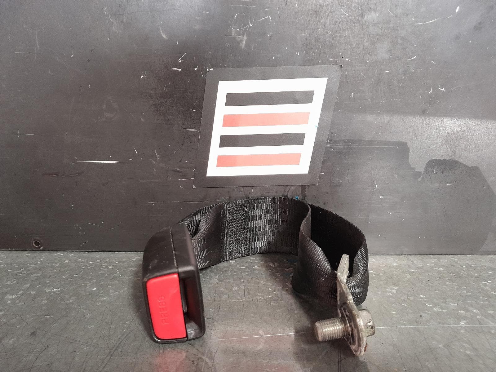 Used auto part listing image: 2013 MAZDA CX9 SEAT BELT STALK RH REAR, 2ND ROW, SEAT BELT ONLY, TB, 12/07-12/15 0000363256