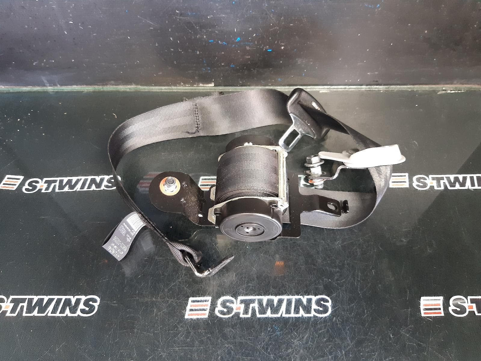 Used auto part listing image: 2019 HYUNDAI TUCSON SEAT BELT STALK RH REAR, SEAT BELT ONLY, W/ PRE-TENSIONER TYPE, TL (VIN TMAJ), 06/15-01/21 0000366749
