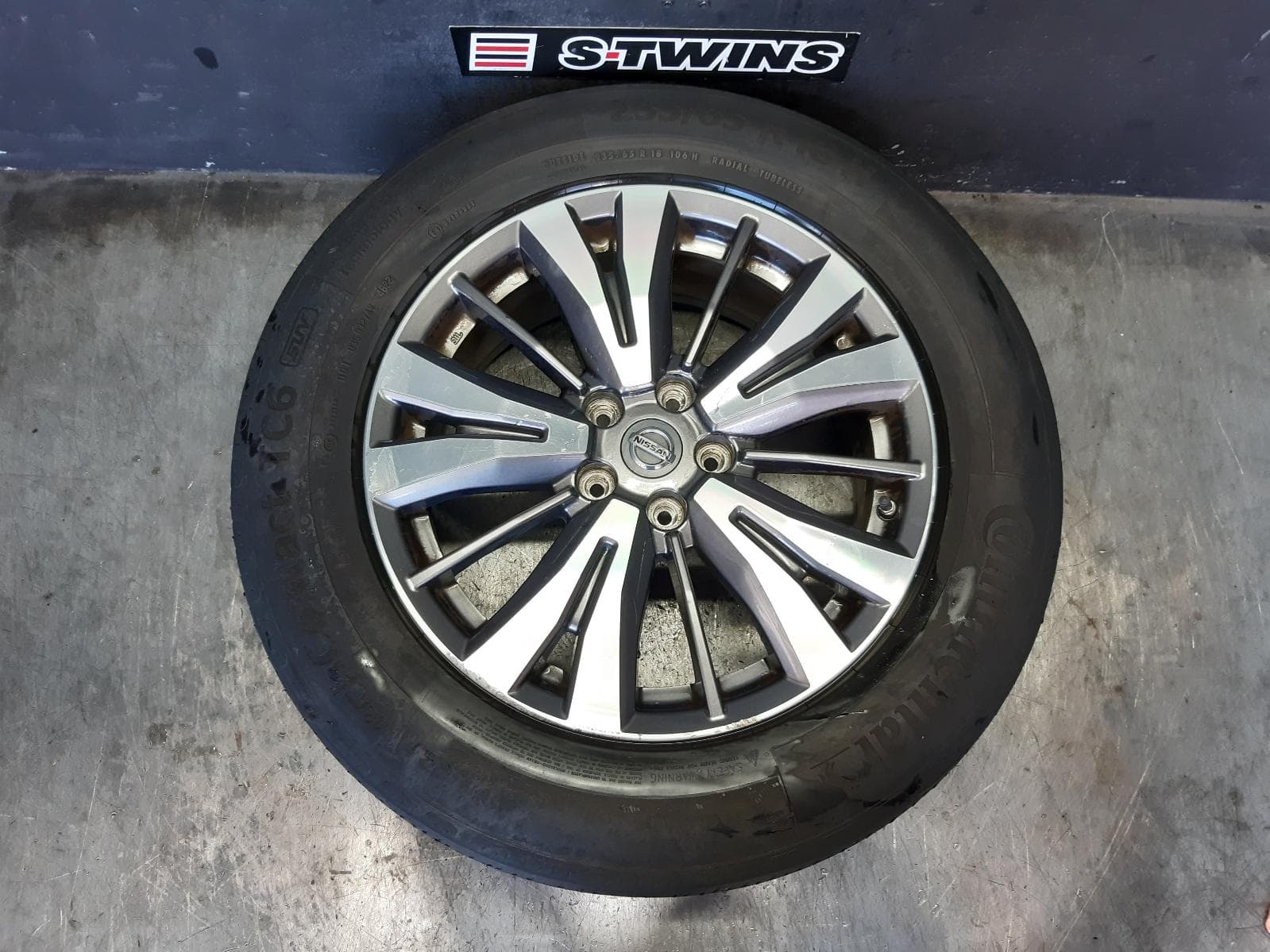 Used auto part listing image: 2018 NISSAN PATHFINDER WHEEL MAG FACTORY, 18X7.5IN, ST/ST-L, R52, 12/16-04/21 0000369750
