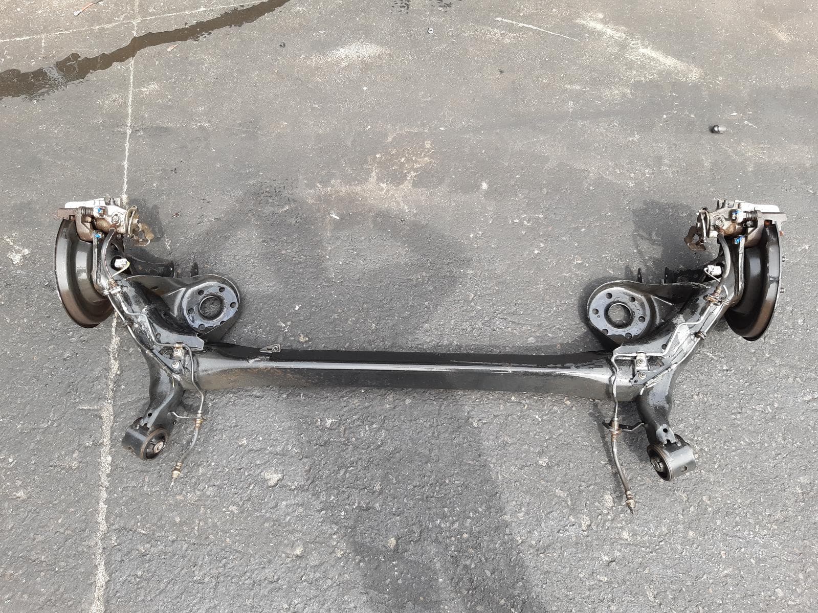 Used auto part listing image: 2008 TOYOTA COROLLA REAR AXLE BEAM FWD ZRE152/153R, 03/07-10/13 0000370004
