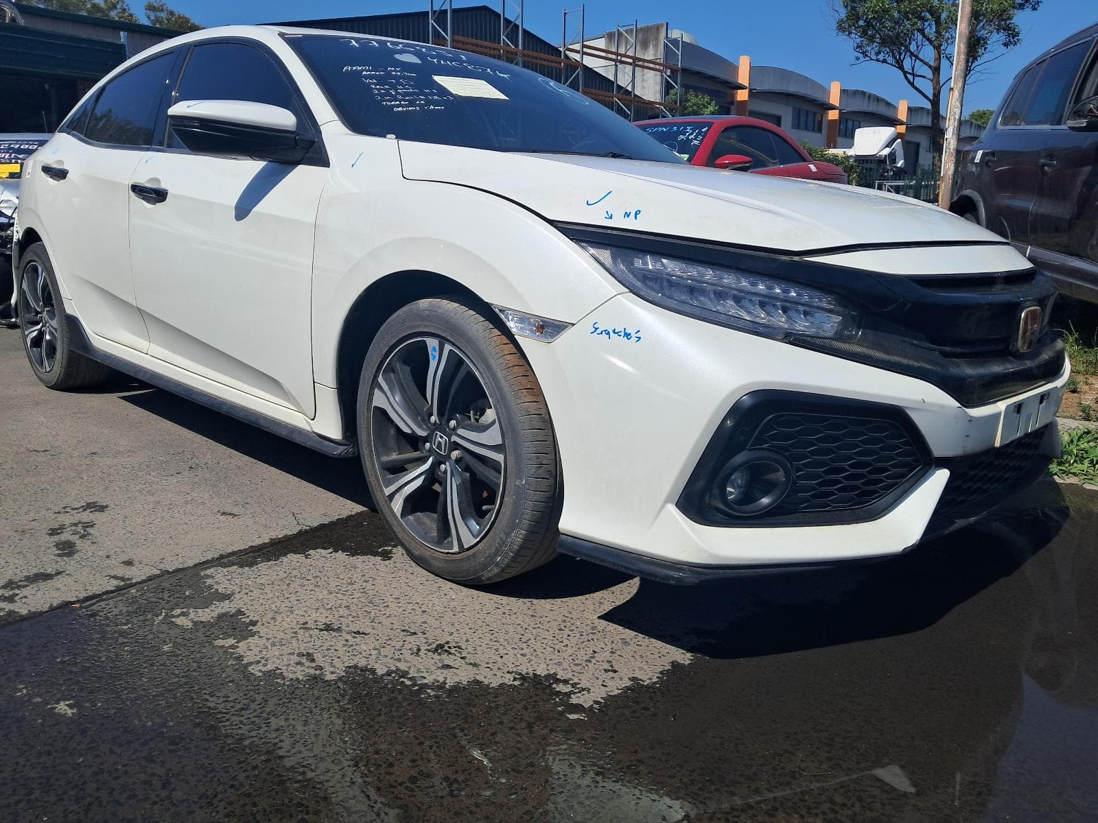 Featured wrecking vehicle: 2017 HONDA CIVIC (stock 10024)