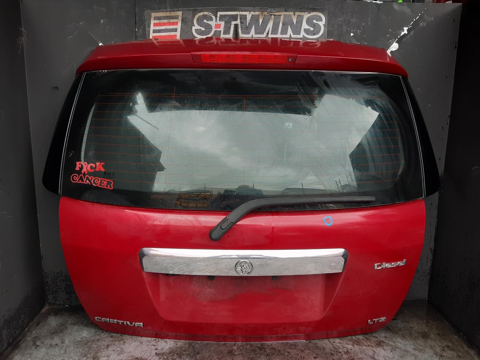Used auto part listing image: 2016 HOLDEN CAPTIVA BOOTLID TAILGATE TAILGATE, CG, CAPTIVA 7 (VIN KL3C), 12/13-06/18 0000372164