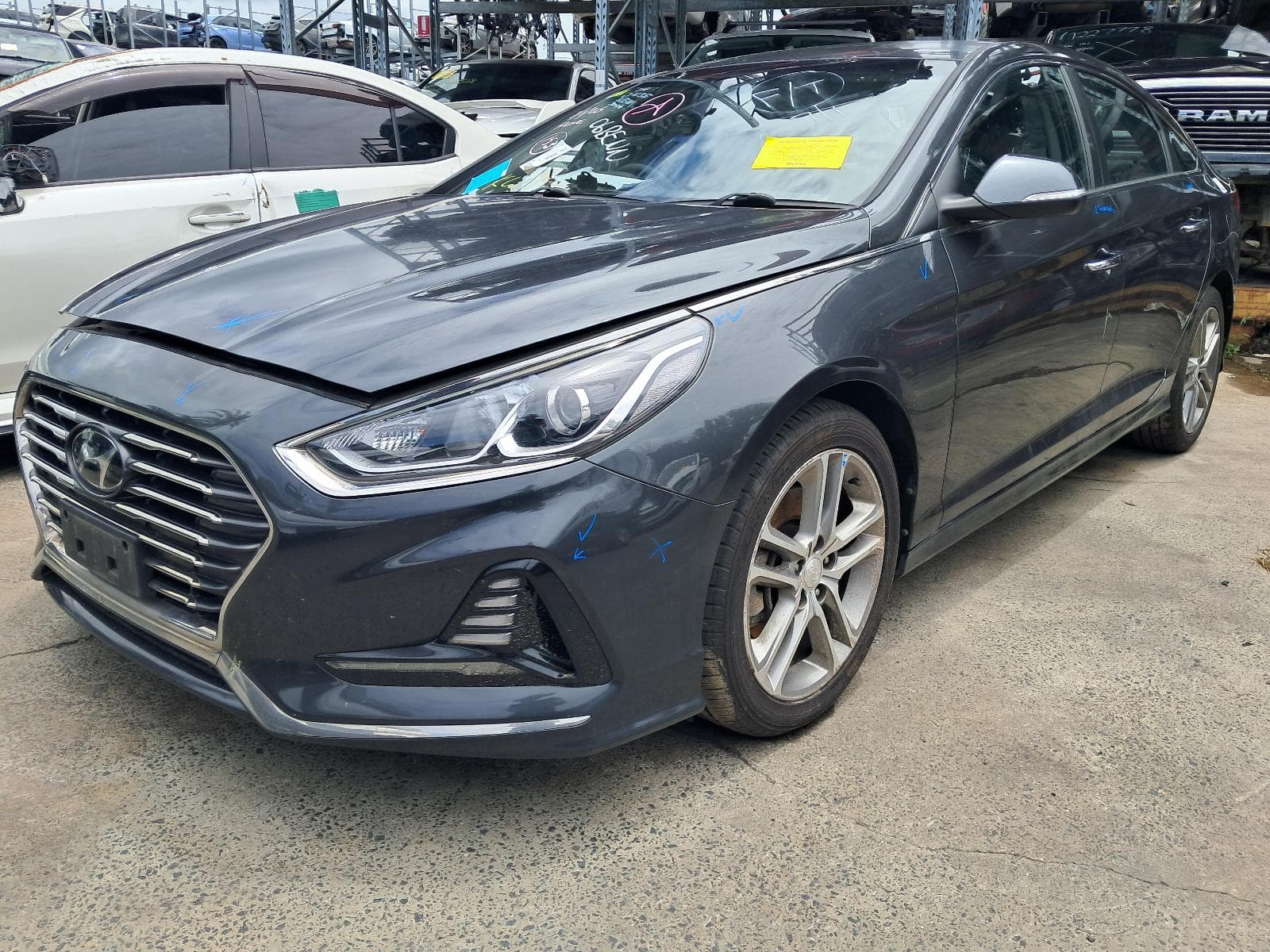 Featured wrecking vehicle: 2019 HYUNDAI SONATA (stock SPN513)