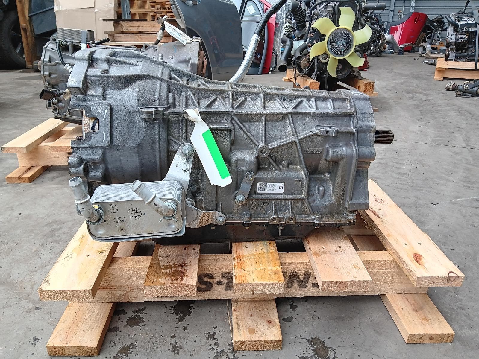 Used auto part listing image: 2023 FORD RANGER TRANS GEARBOX RA, AUTO, AWD, DIESEL, 2.0, BI-TURBO, NO TRANSFER CASE, 05/22- 0000376543