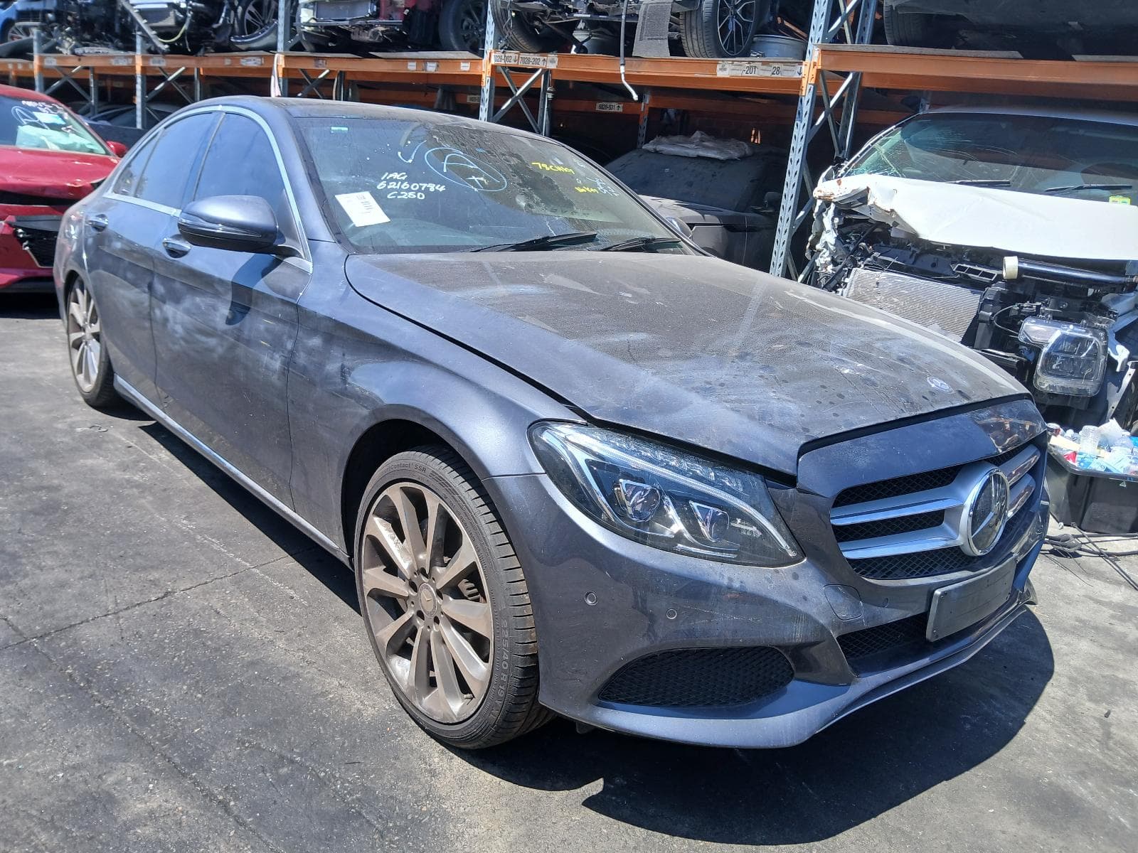 Featured wrecking vehicle: 2016 MERCEDES C CLASS (stock SPN567)