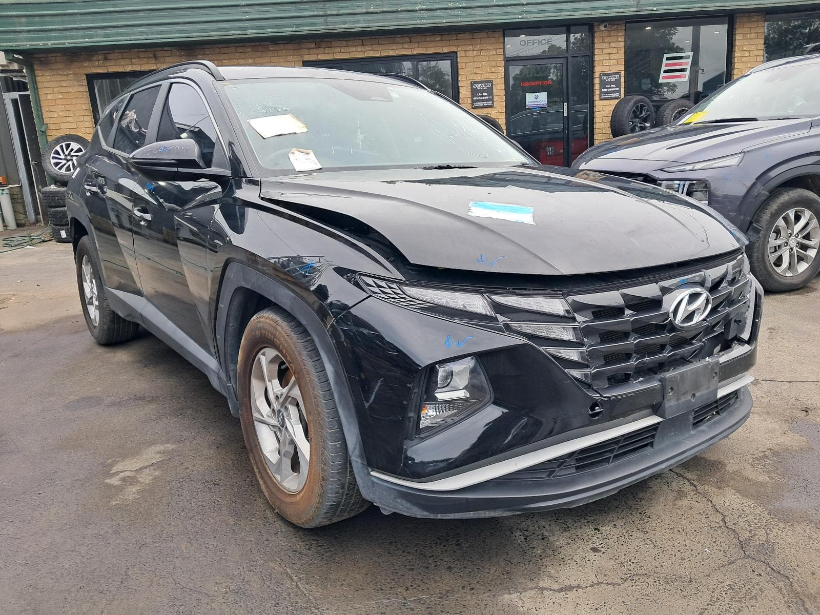 Featured wrecking vehicle: 2021 HYUNDAI TUCSON (stock SPN373)