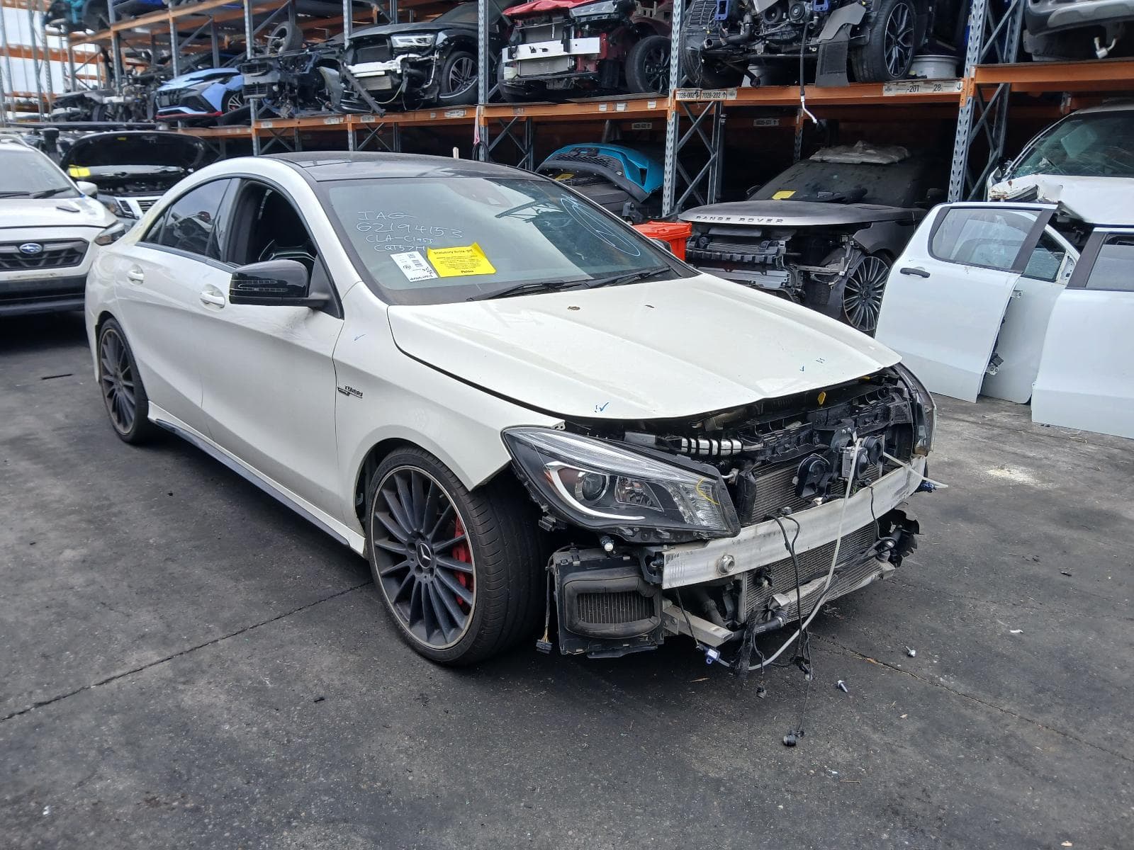 Featured wrecking vehicle: 2014 MERCEDES CLA CLASS (stock SPN641)