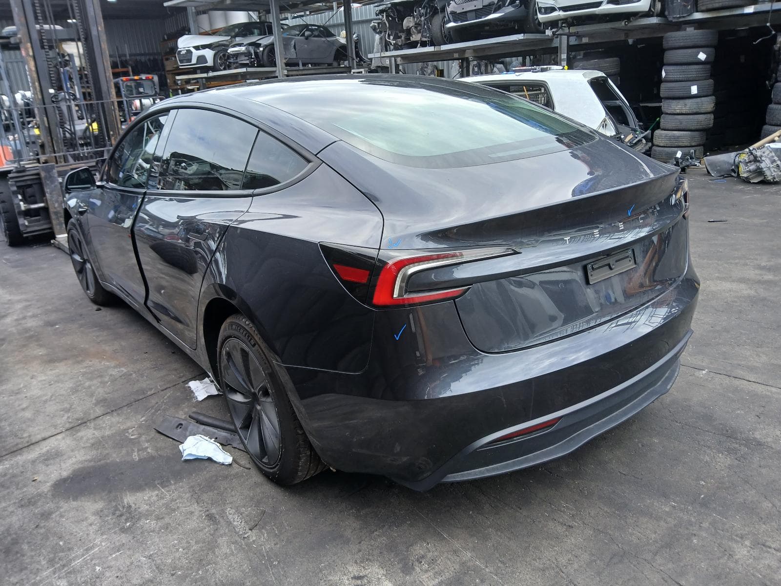 Featured wrecking vehicle: 2024 TESLA MODEL 3 (stock SPN646)