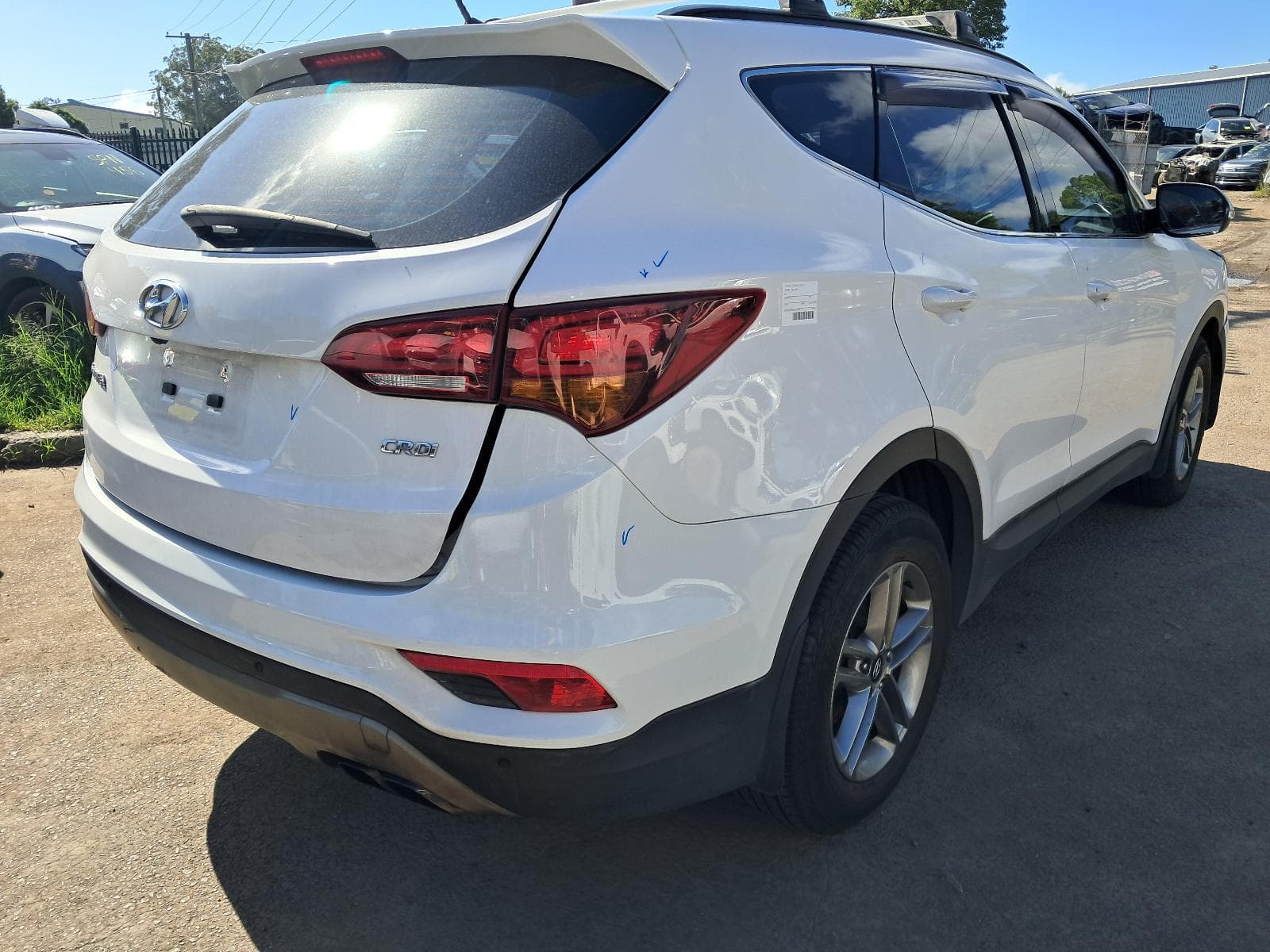 Featured wrecking vehicle: 2017 HYUNDAI SANTA FE (stock SPN644)