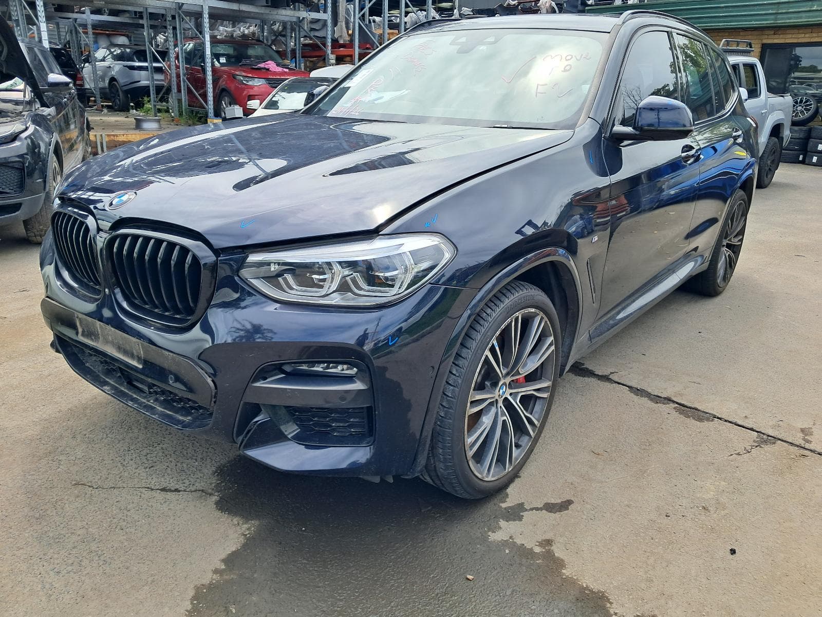 Featured wrecking vehicle: 2021 BMW X3 (stock SPN613)