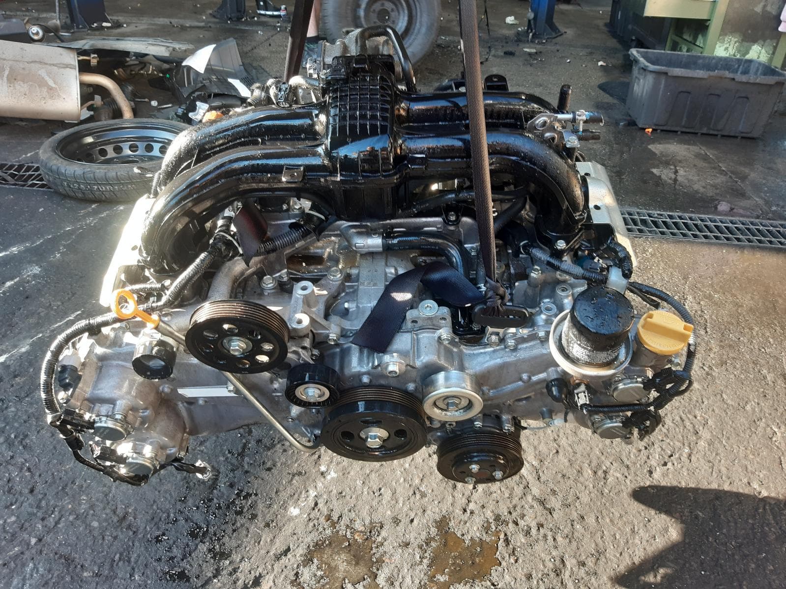 Used auto part listing image: 2013 SUBARU IMPREZA ENGINE PETROL, 2.0, FB20, AUTO T/M, G4, 08/11-03/15 0000375064