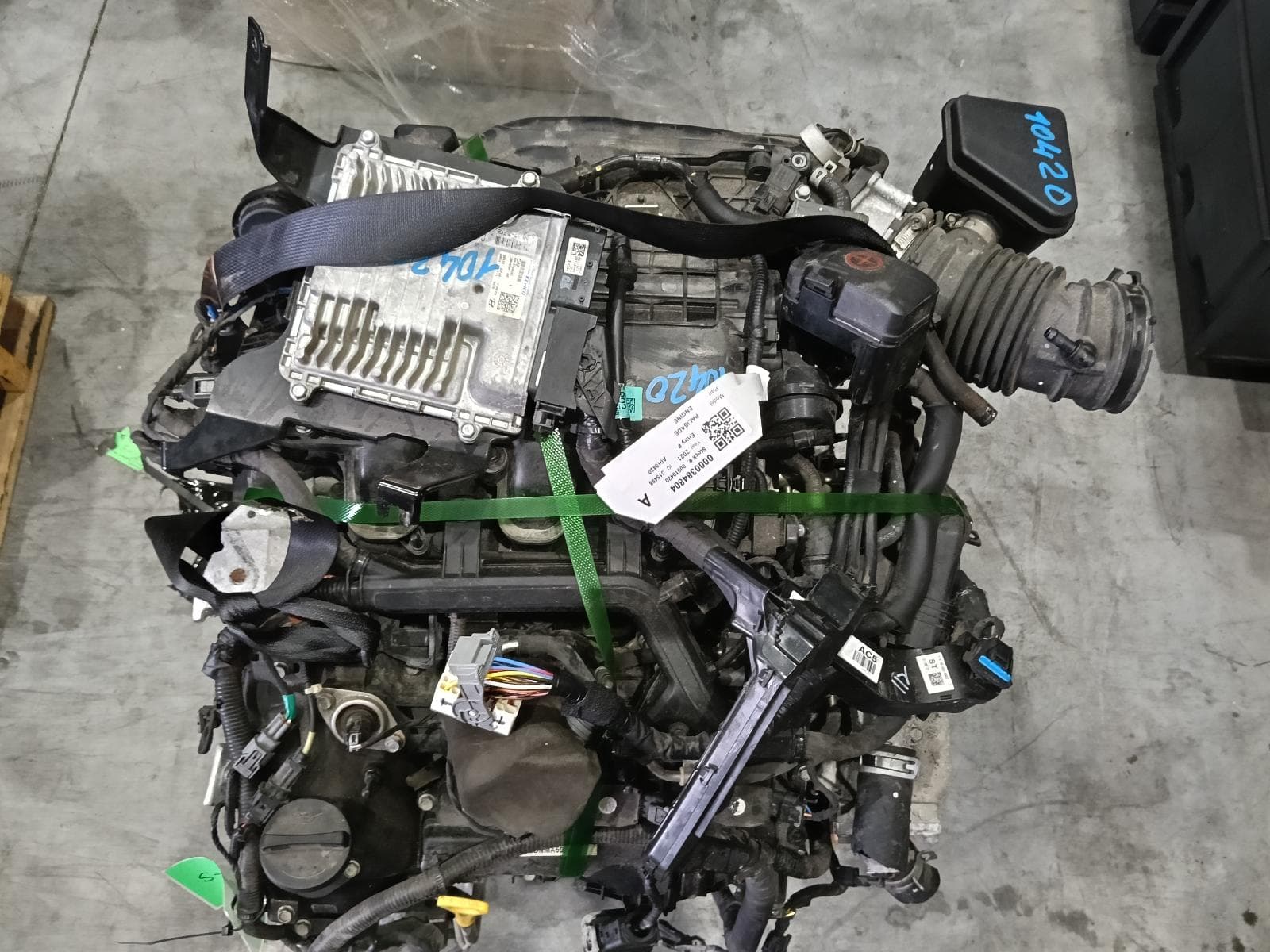 Used auto part listing image: 2021 HYUNDAI PALISADE ENGINE LX2, PETROL, 3.8, G6DN, 07/20- 0000384804