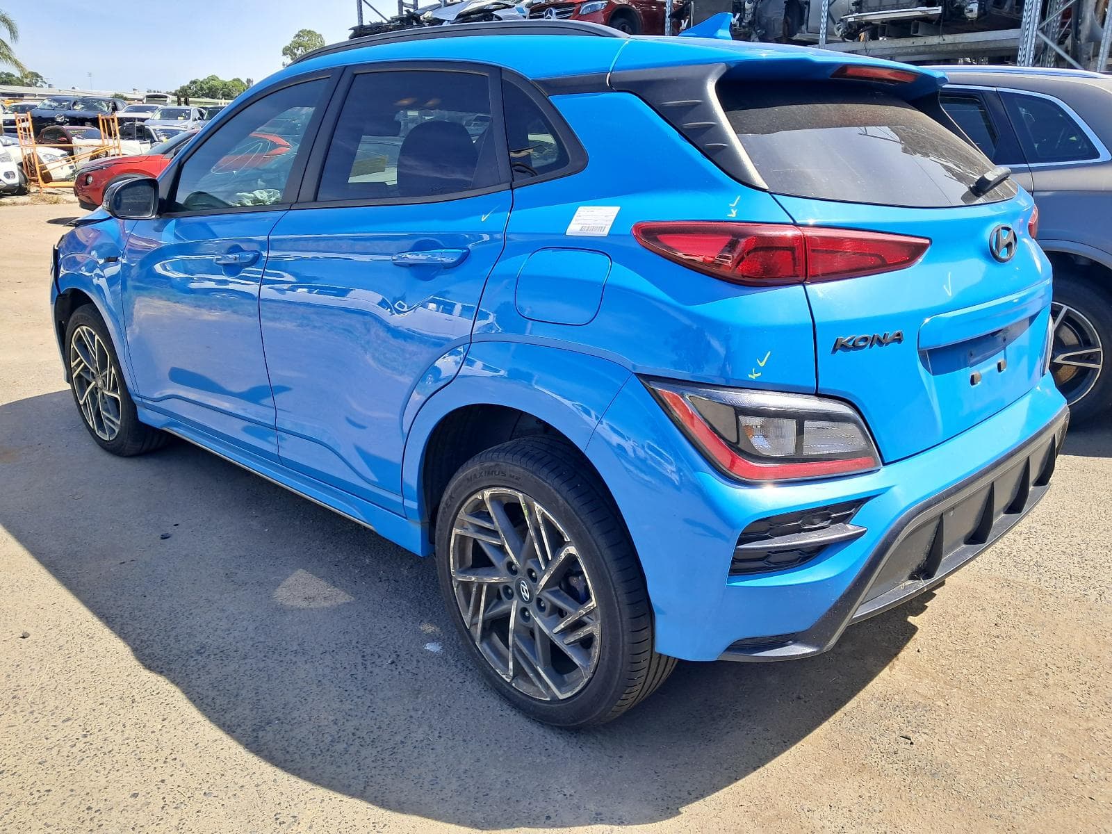Featured wrecking vehicle: 2022 HYUNDAI KONA (stock SPN745)